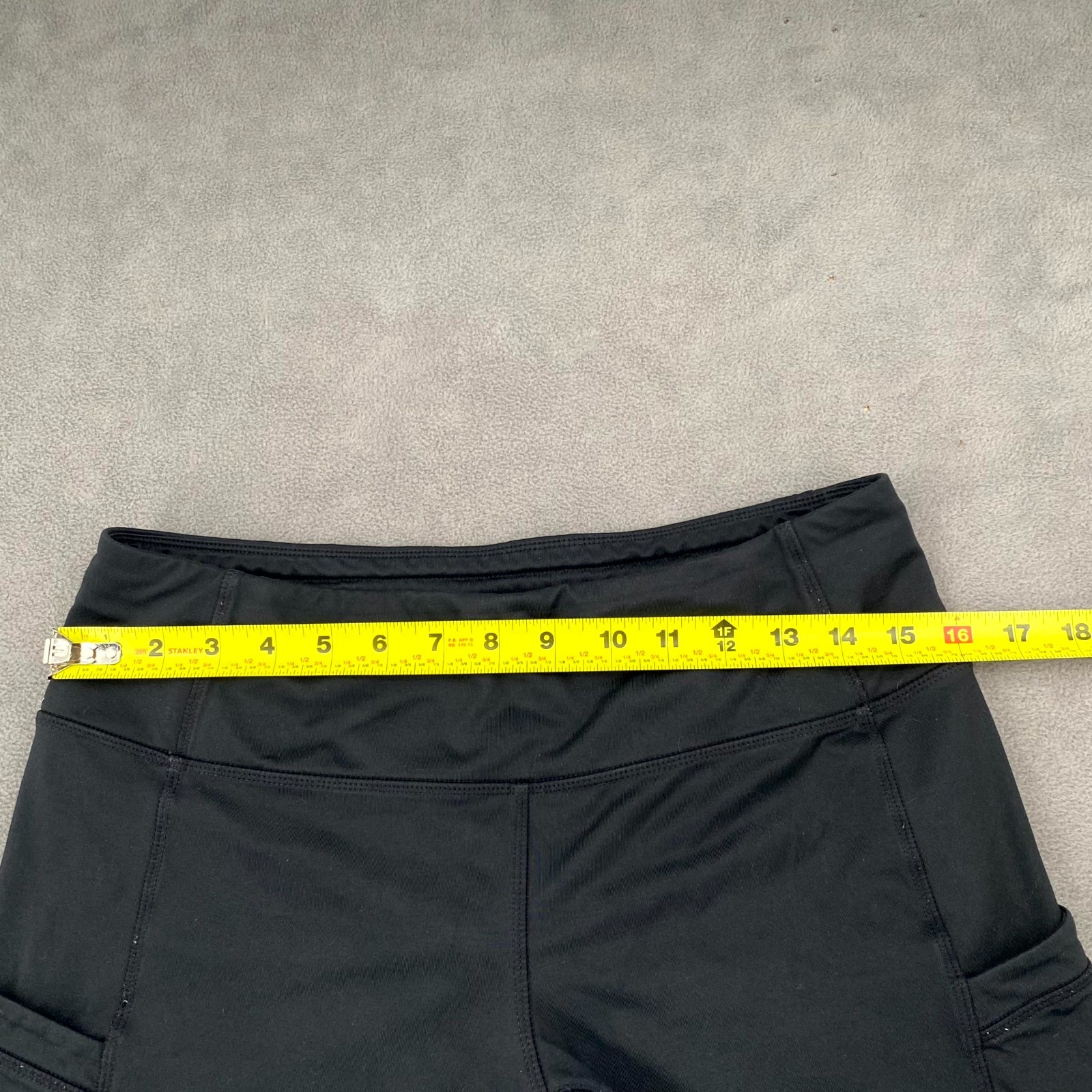 Mondetta Leggings Womens Medium Black Stretch Seamlines Moisture Wicking Running