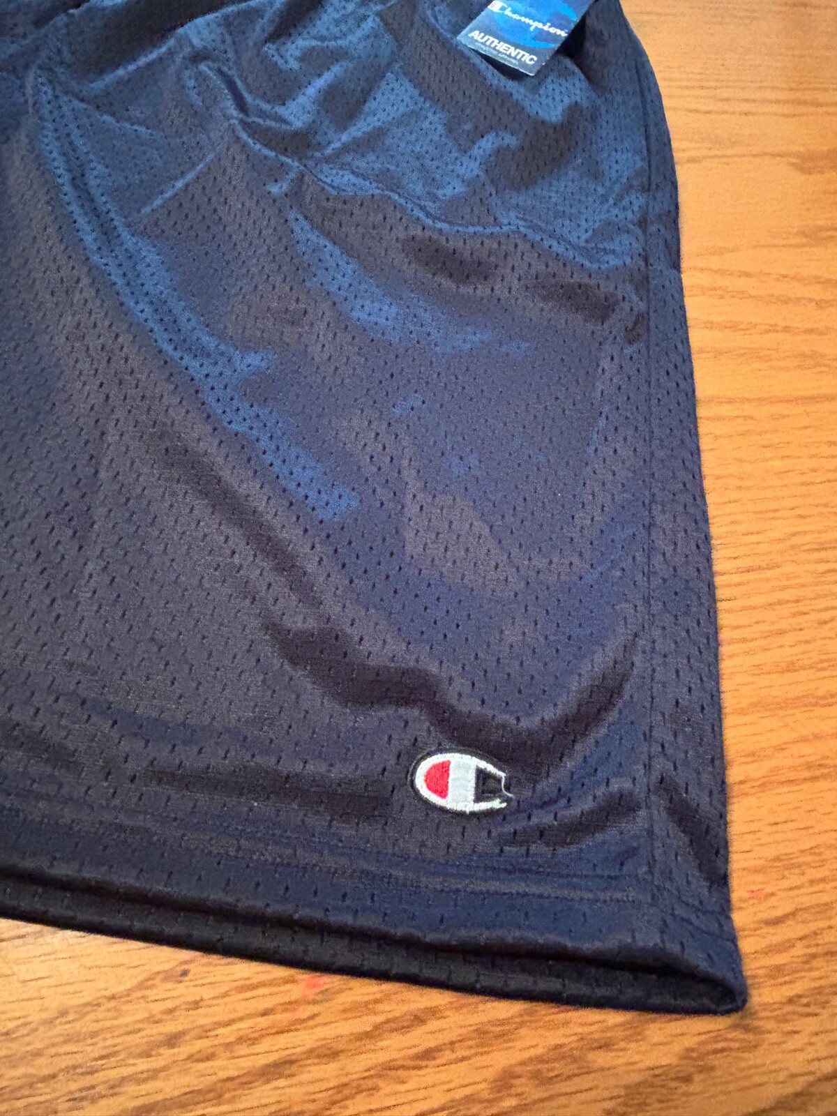 Champion Mens Mesh Shorts Long Pockets Athletic Navy XL Brand New