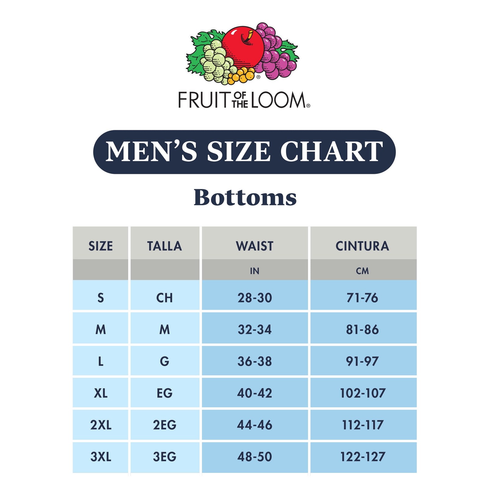 Fruit of the Loom Men’s Full Cut White Cotton Briefs Moisture-Wicking 6-Pack