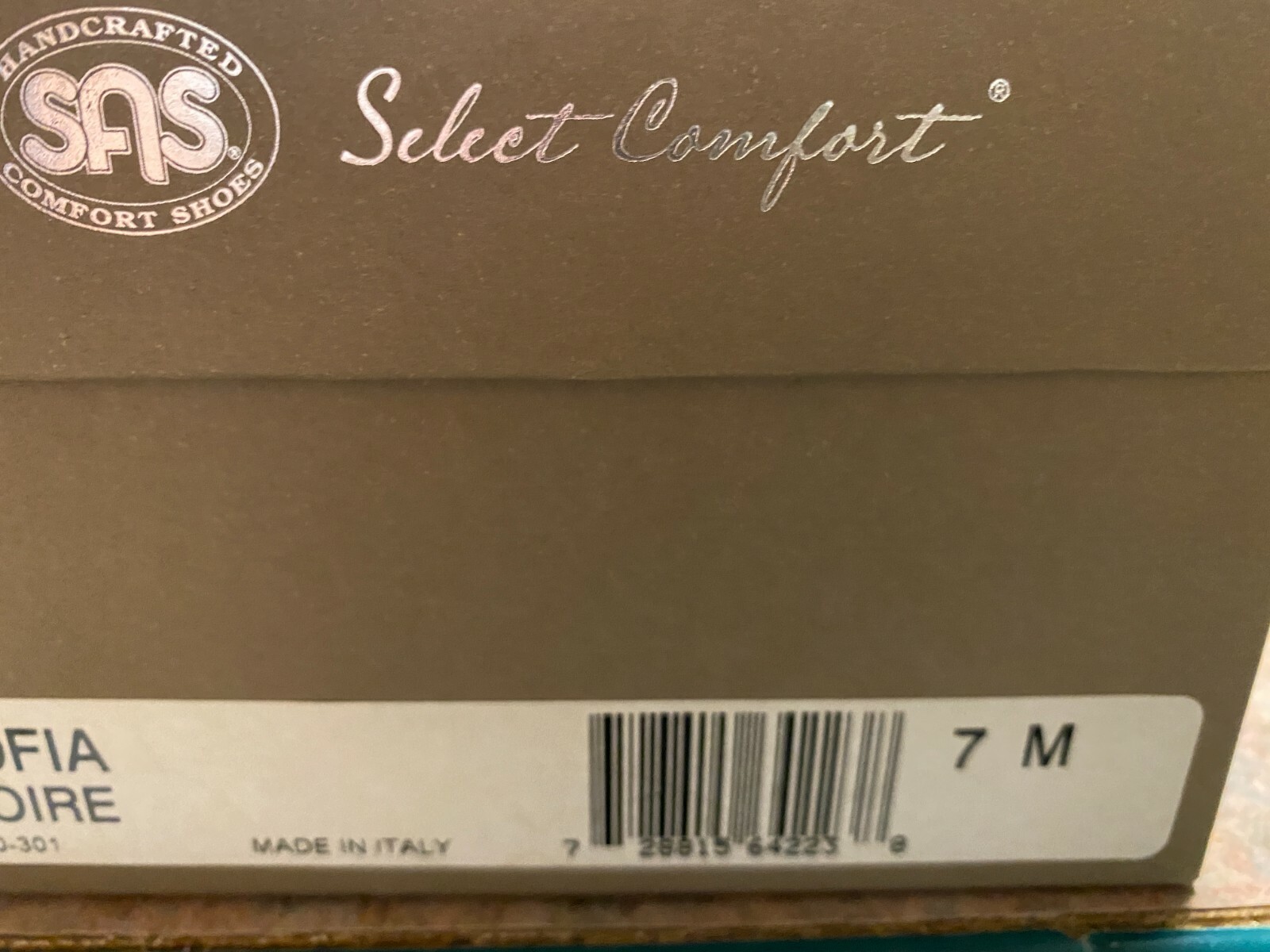 SAS SOFIA Ivoire WEDGE 7 1/2 M NIB $224 WOMENS DRESS SHOE New In Box