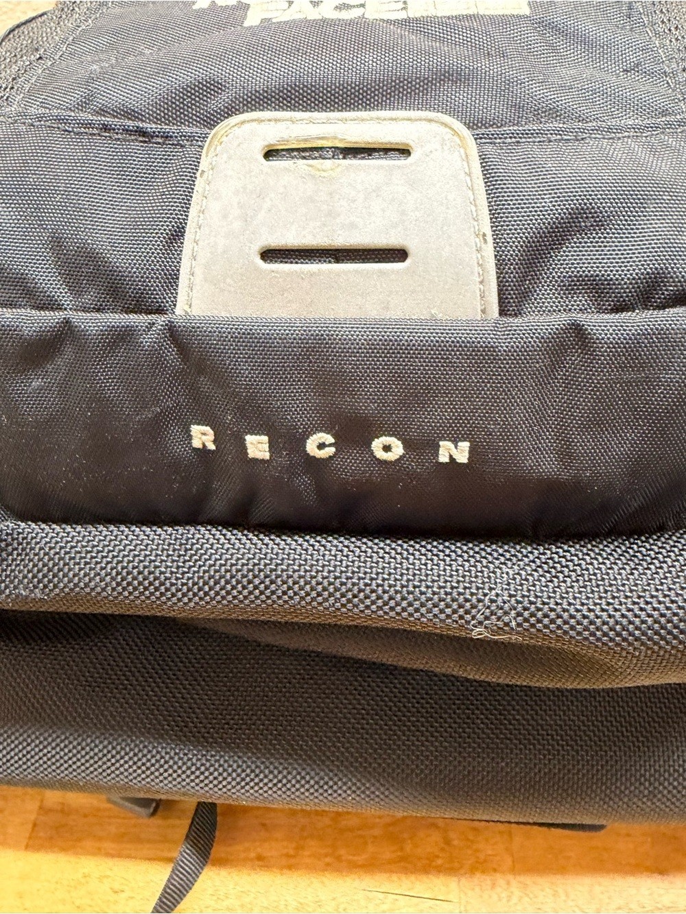 The North Face Recon Backpack Black White Red Laptop School Travel Hiking Bag