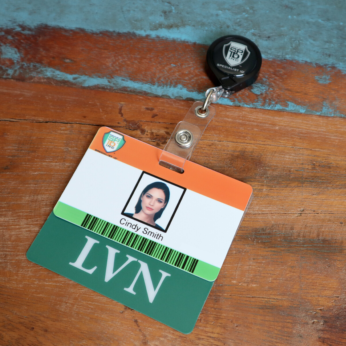 Clear RN Badge Buddy HORIZONTAL – Transparent Hospital & Nurse ID Backer Card