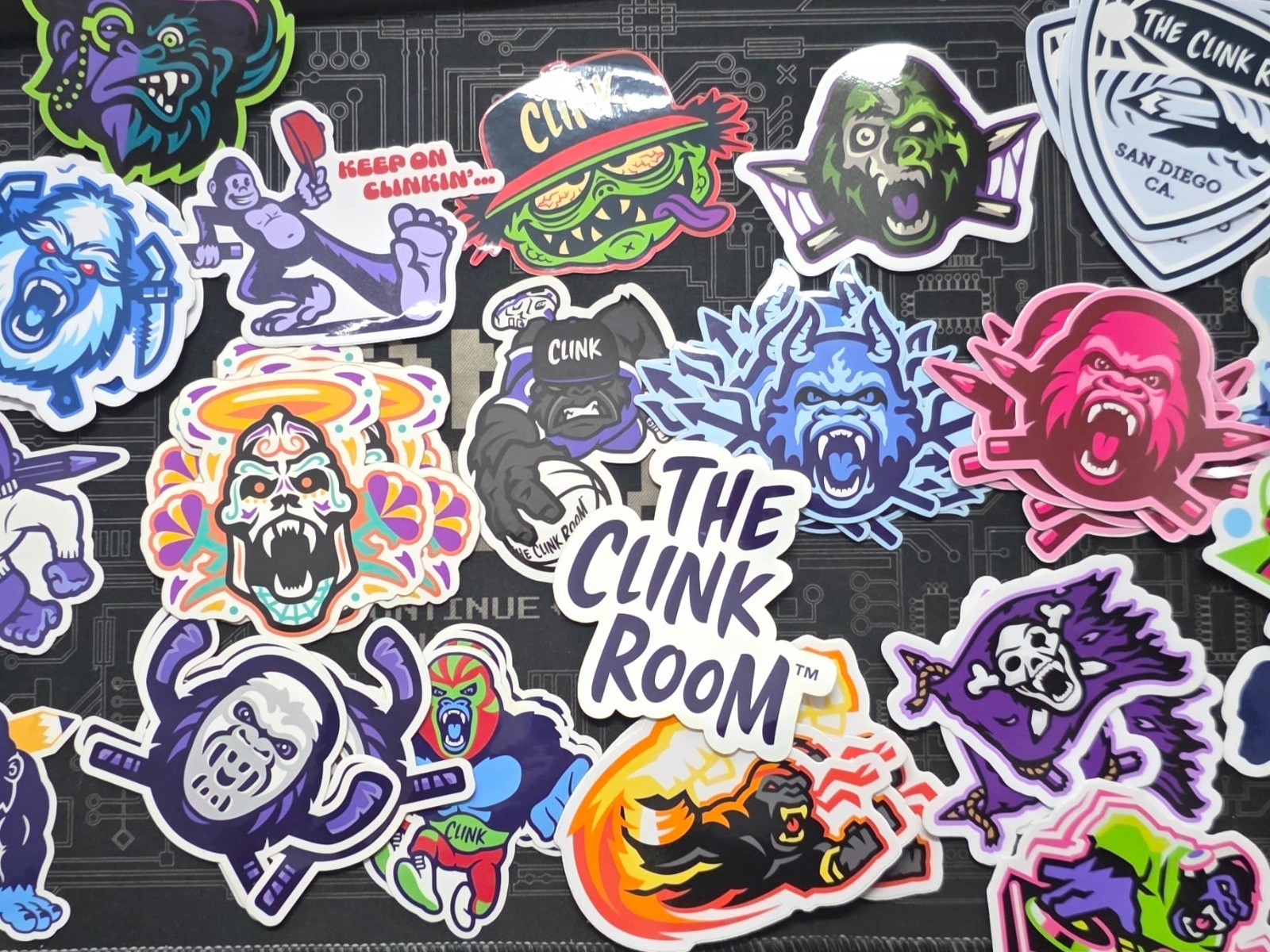 The Clink Room Stickers – Rare – Limited Edition – Kong Sticker – Your Choice