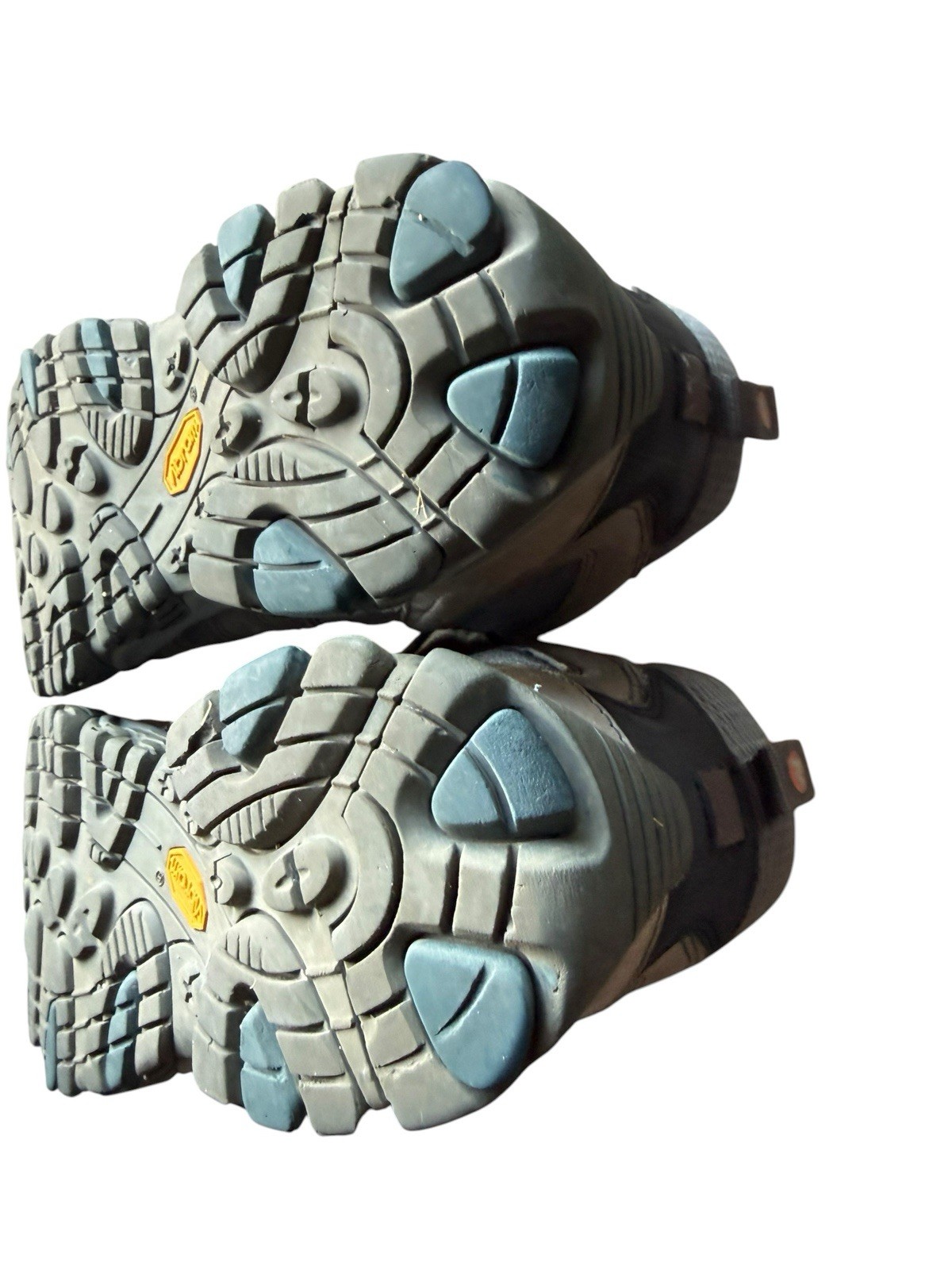 Merrell Moab 3 Mid Granite Grey Blue Men’s 10 Hiking Shoes Boots J035865
