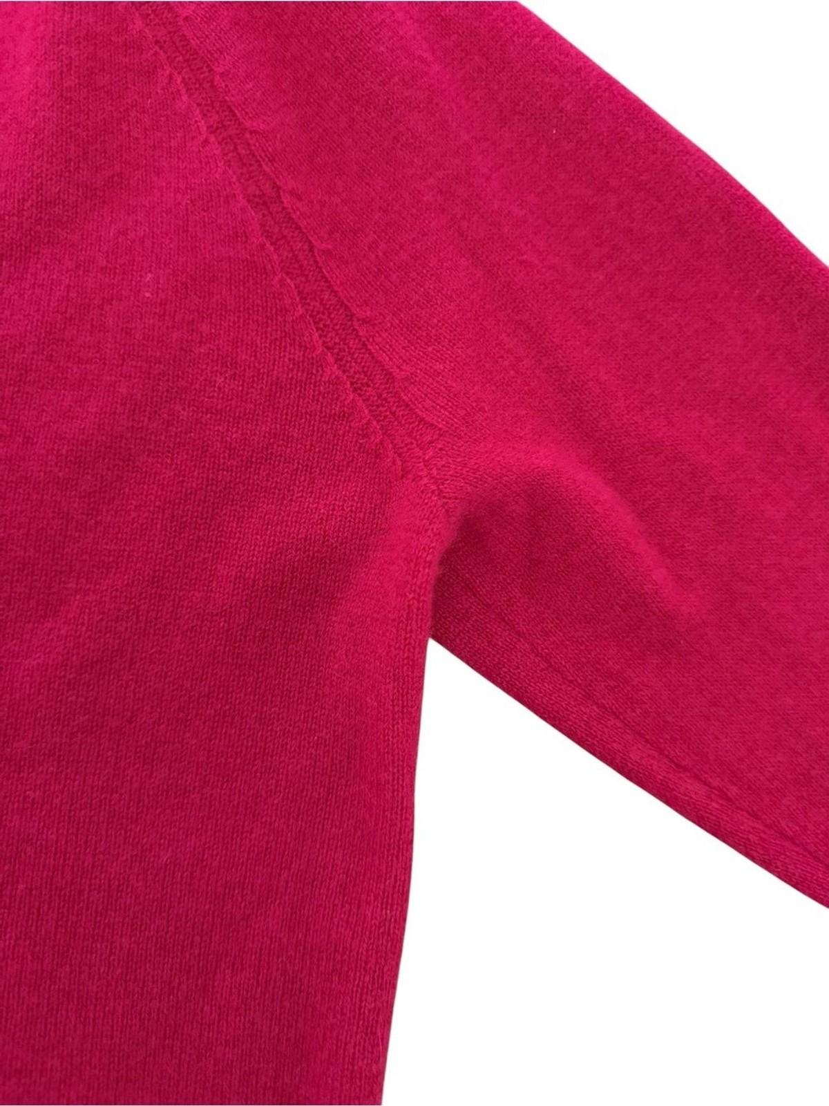Sundance 100% Cashmere Sweater Size M Pink V-Neck Long Sleeve Pullover