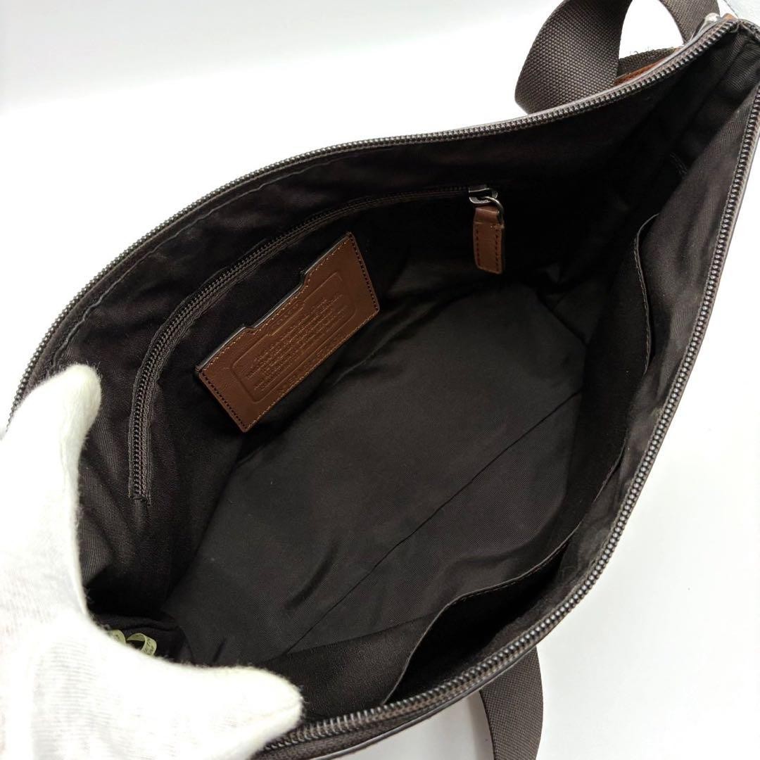Coach Camden Transit Shoulder Bag Crossbody Dark Brown Used