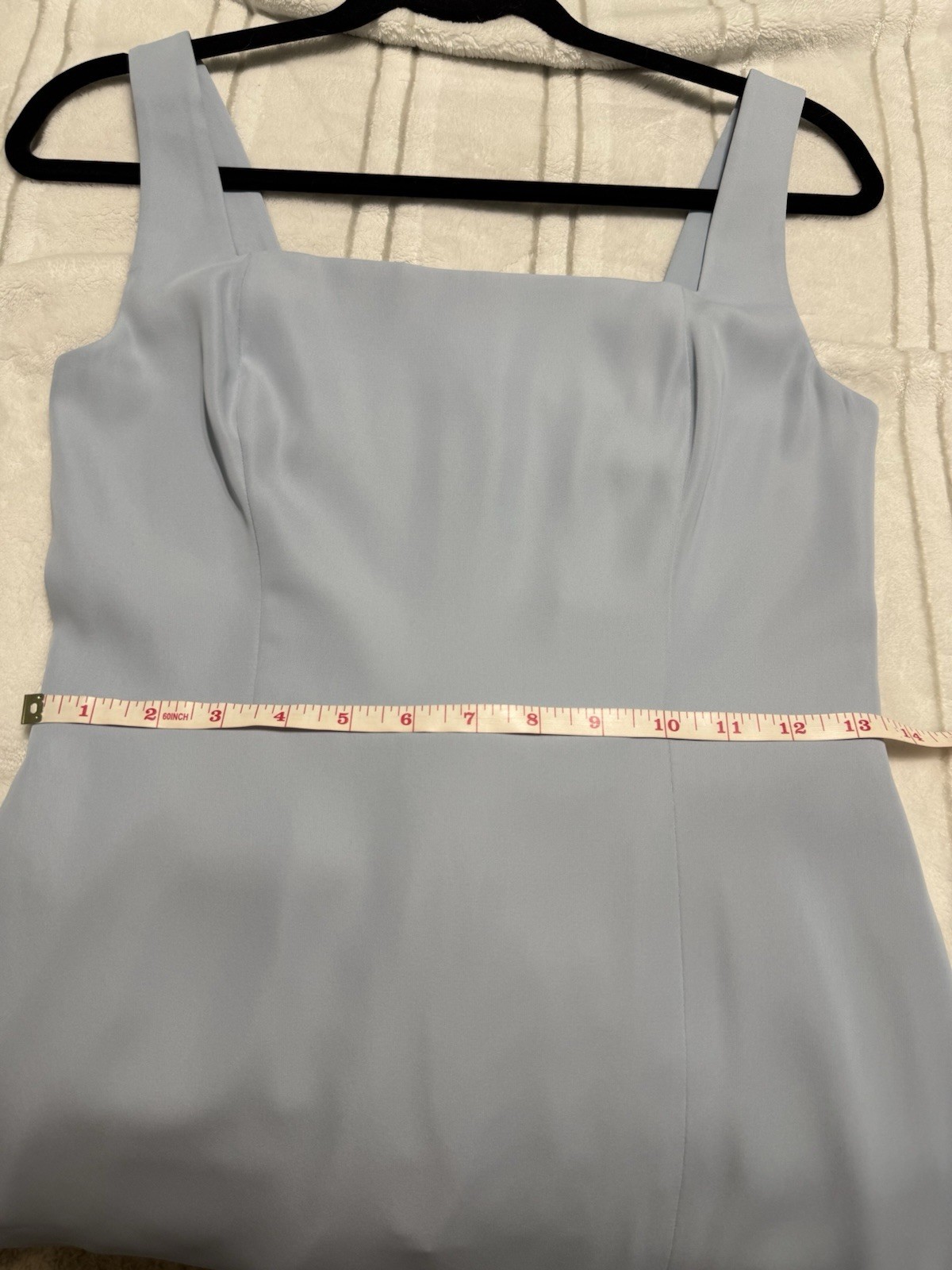 Babaton ’90s Slit Satin Midi Dress from Aritzia in Dew Blue Size 6