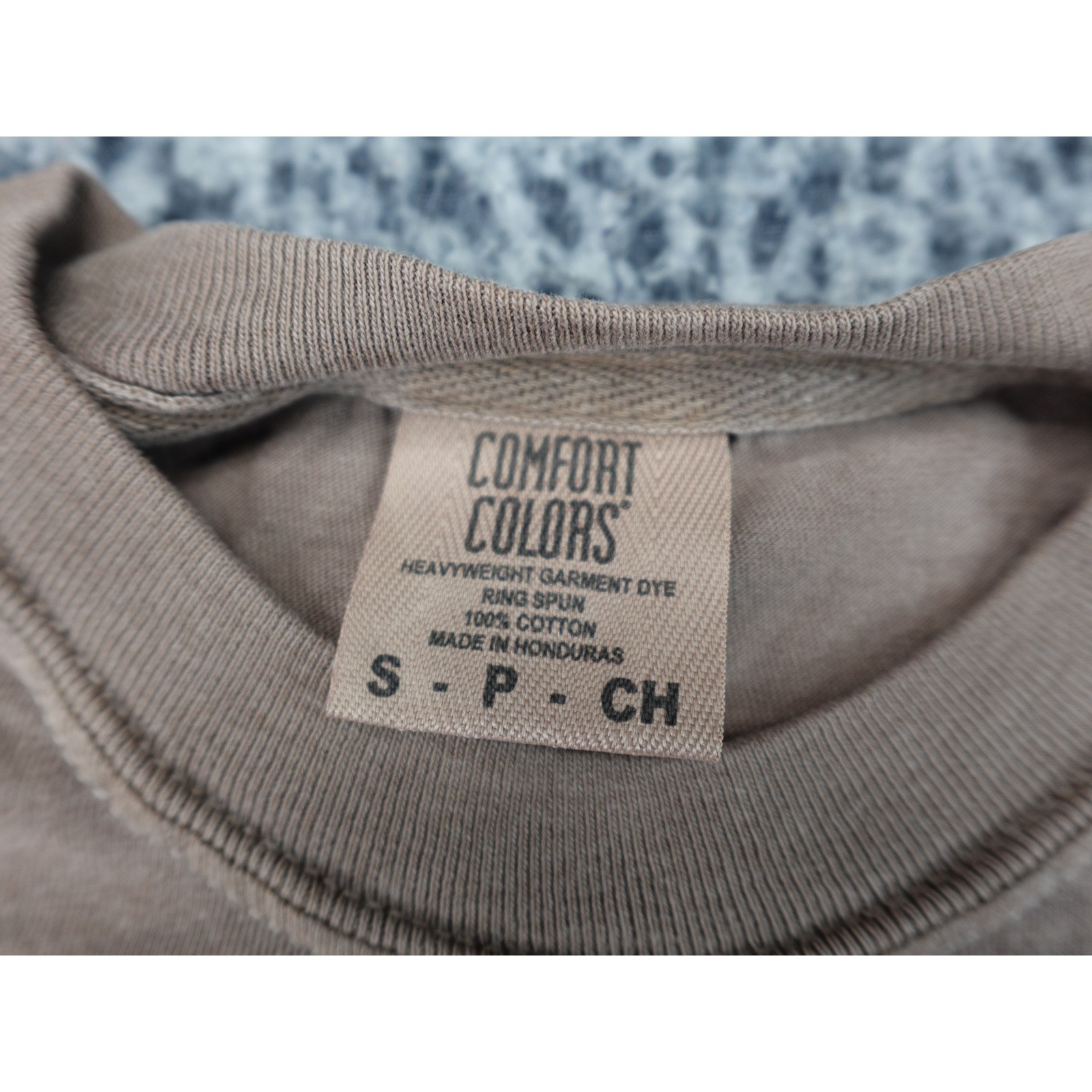Comfort Colors Mushroom Identification Graphic T-Shirt Mens Small Brown Cotton