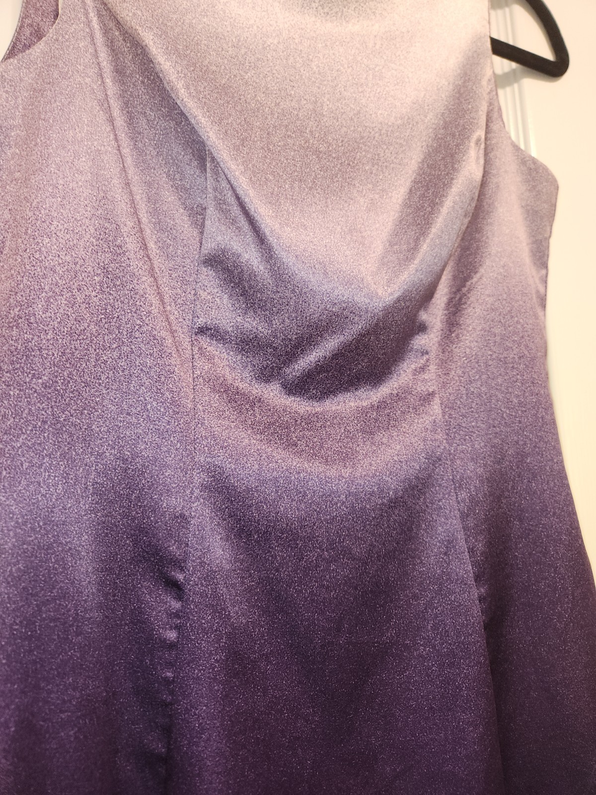 Venus Dress Purple Ombre Sleeveless Sheath Knee Length Gradient Party Dress Sz 4