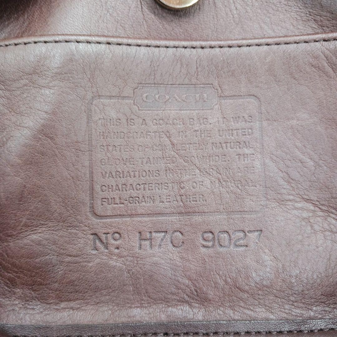 Old Coach Ergo Shoulder Bag 9027 Leather Brown