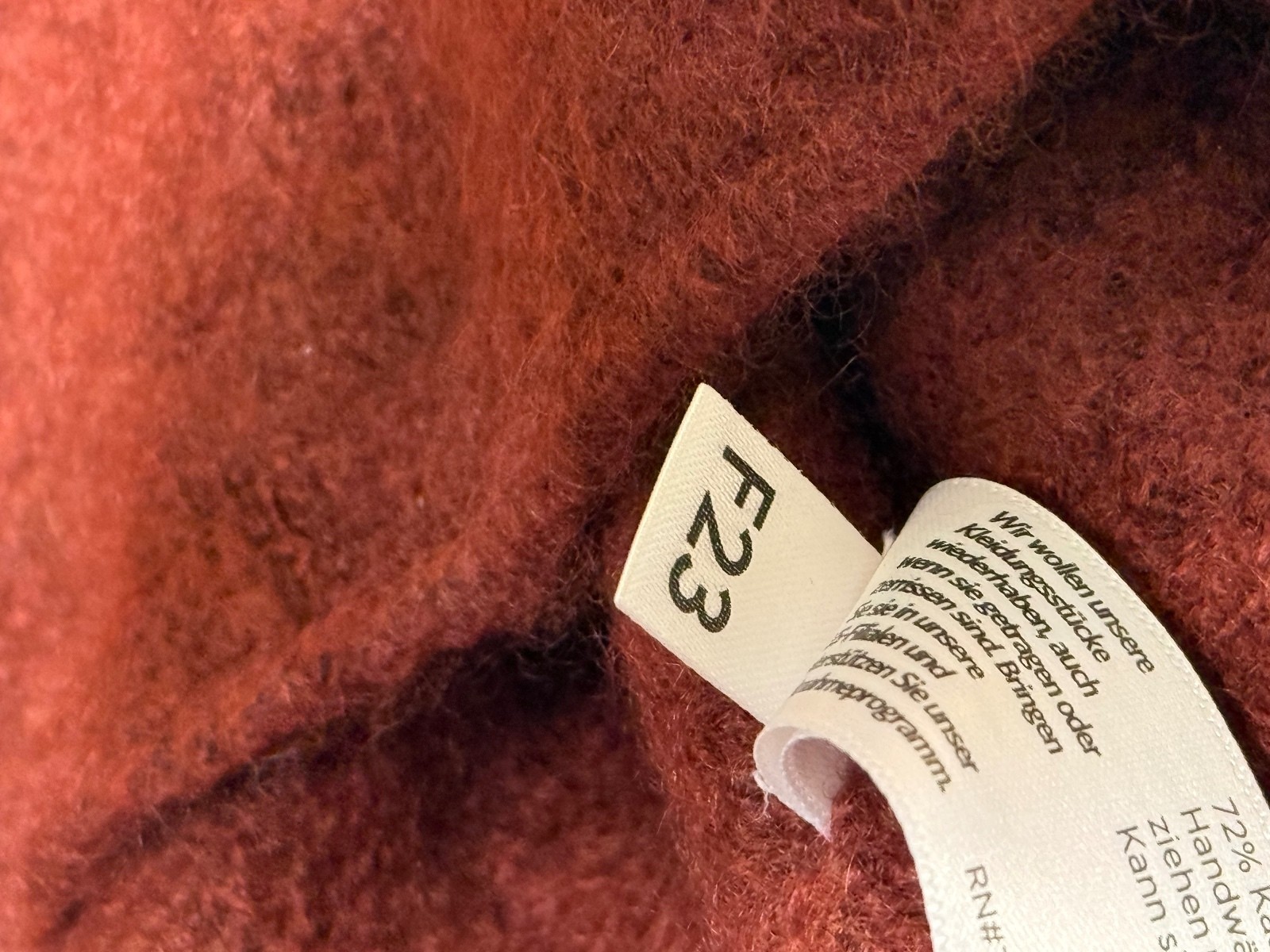 Eileen Fisher Cashmere Silk Bliss Sweater XXS Rust Red