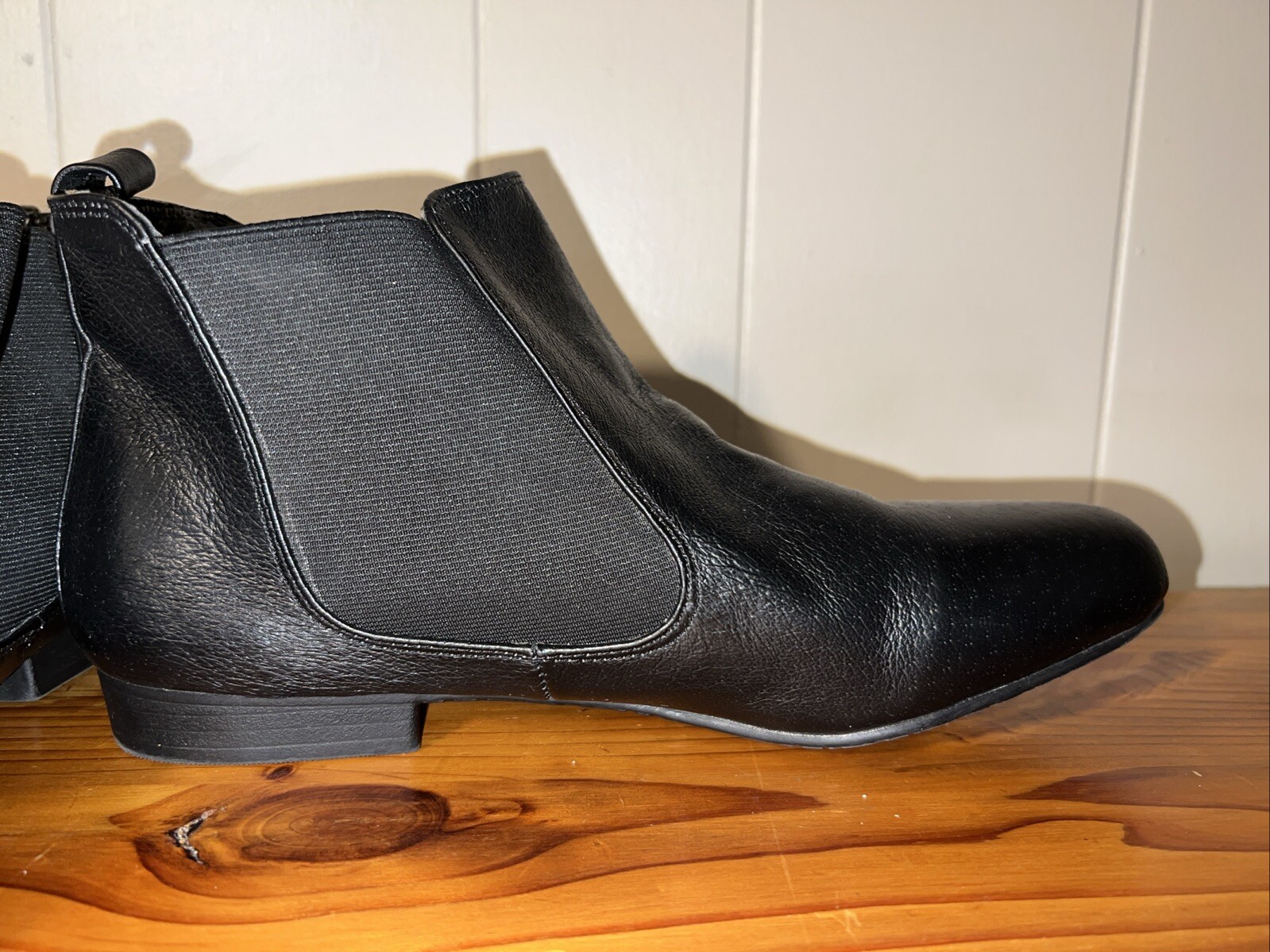 CHINESE LAUNDRY Black Leather SZ 10 M Britt Booties 4585