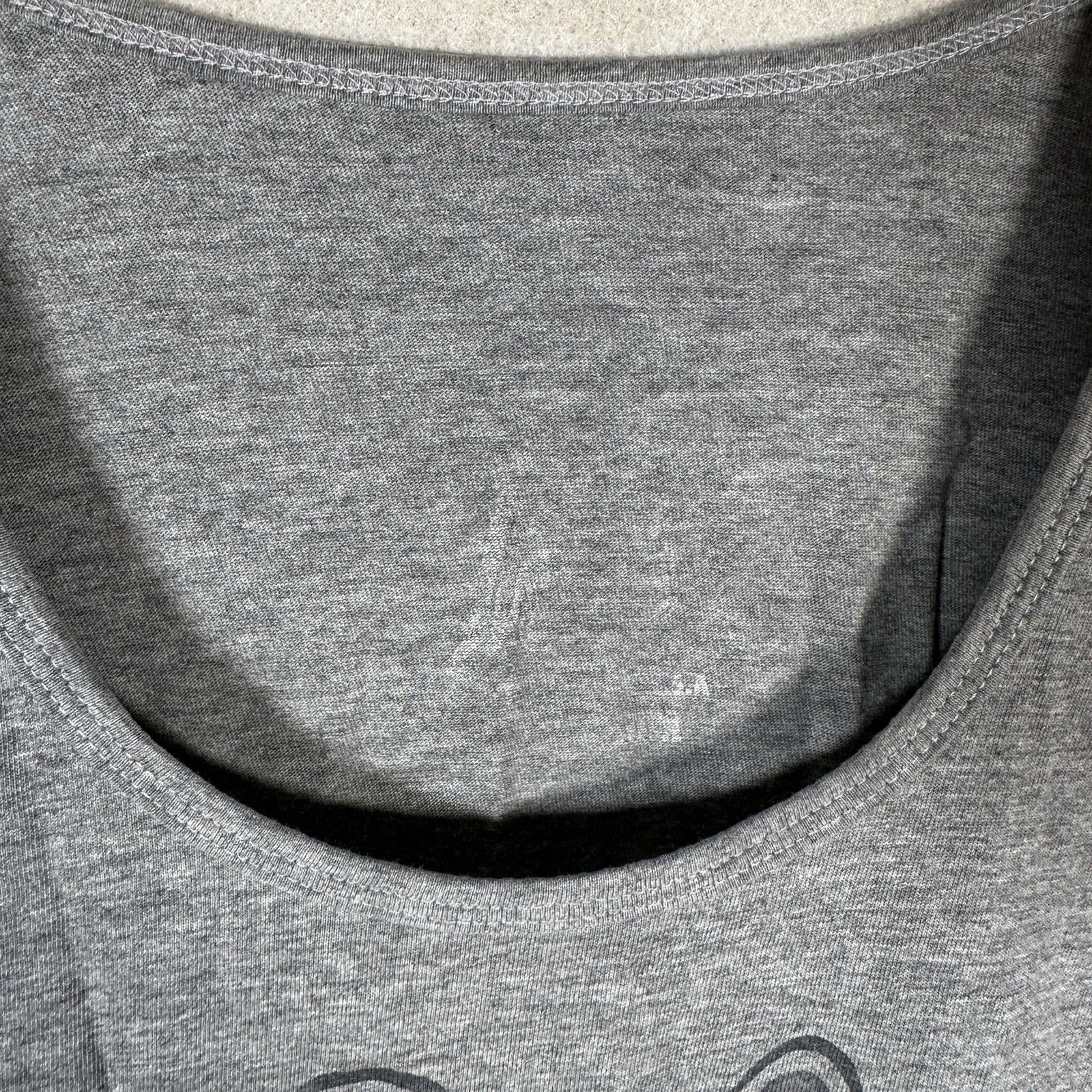 Amoeba Music Medium Dark Heather Grey Bro Tank Top Sleeveless Tshirt Mens Medium
