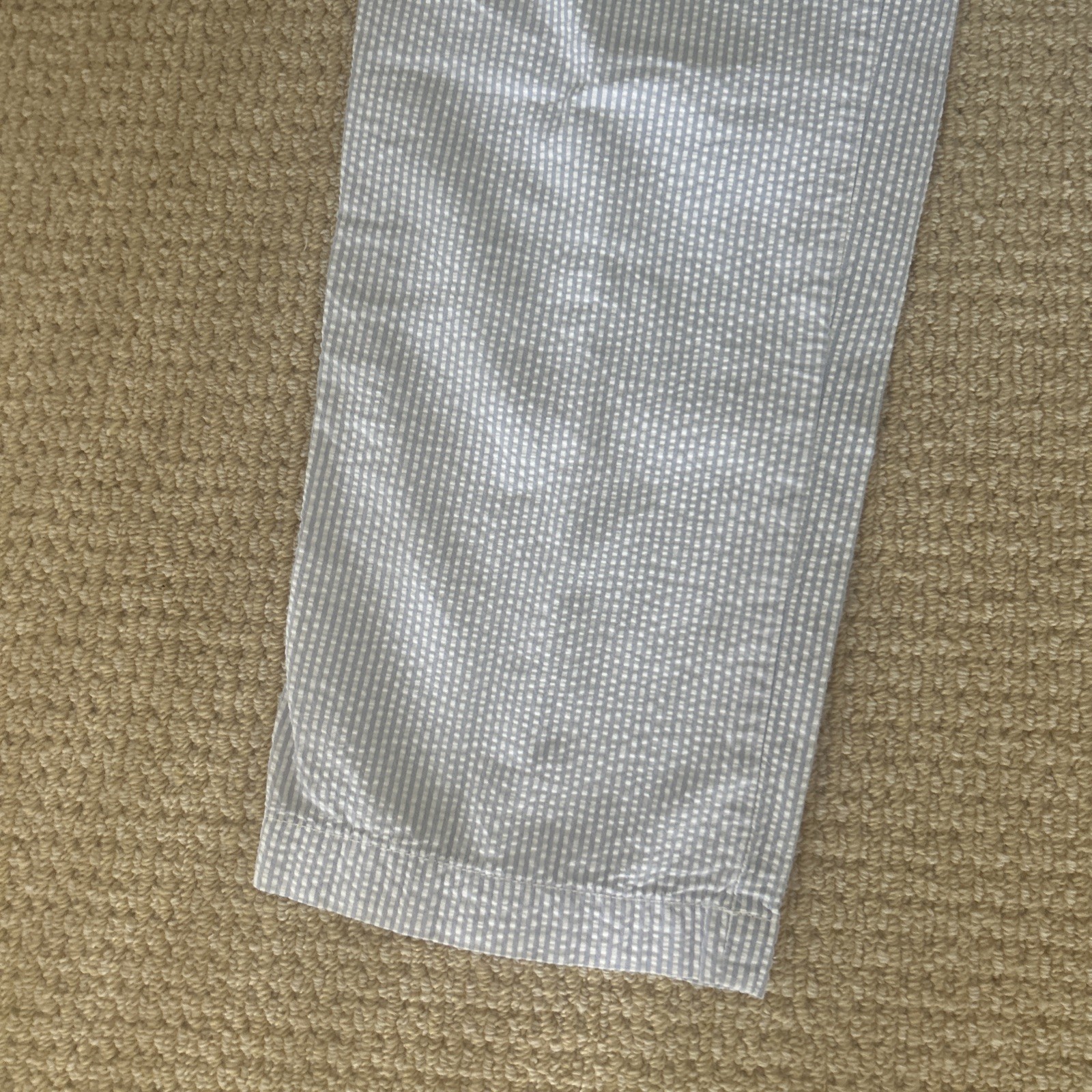 Daniel Cremieux Blue Label Seersucker Pants Men 34×32 Striped Flat Front Preppy