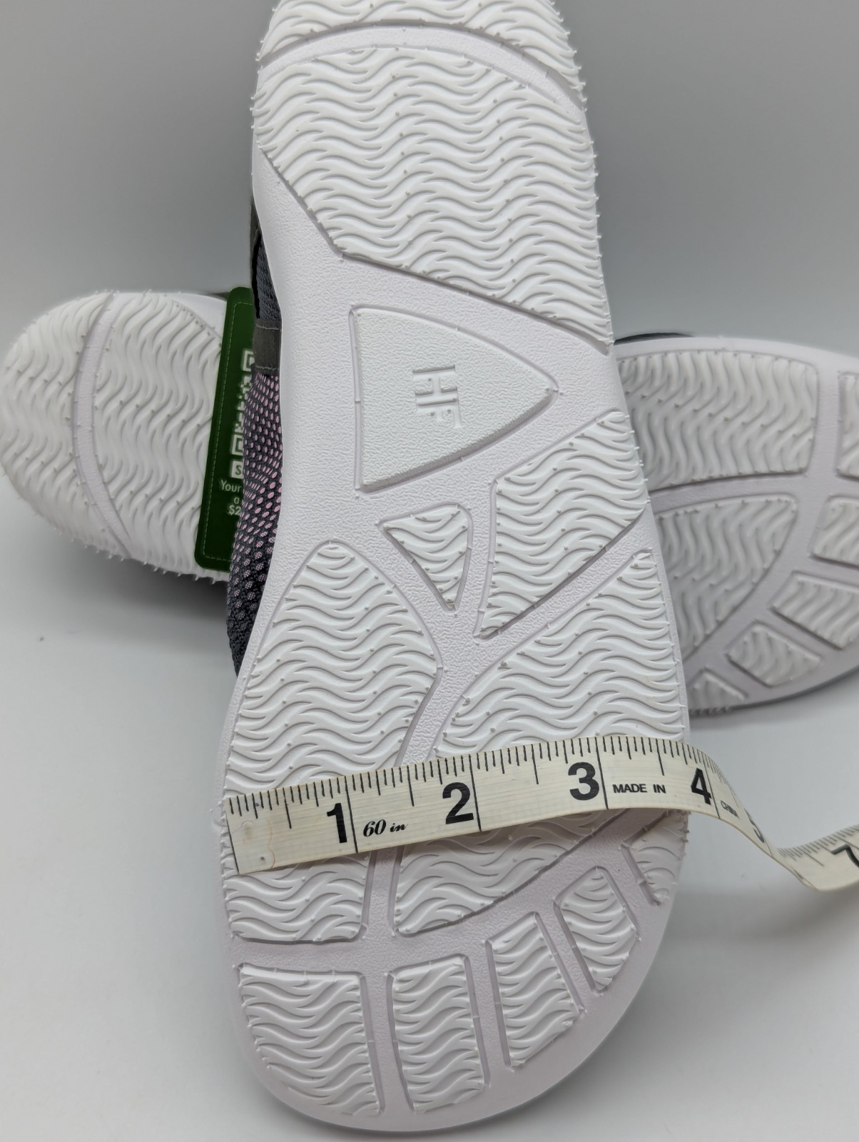 Hike Footwear HF Stride Ergonomic Barefoot Shoe Sneaker Wm Sz8 Gray