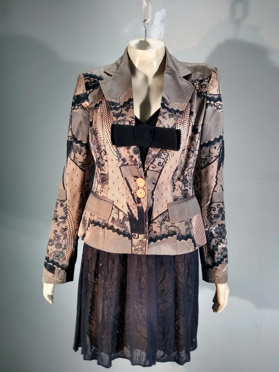 CHRISTIAN DIOR Spring 2006 Lace print jacket by JOHN GALLIANO