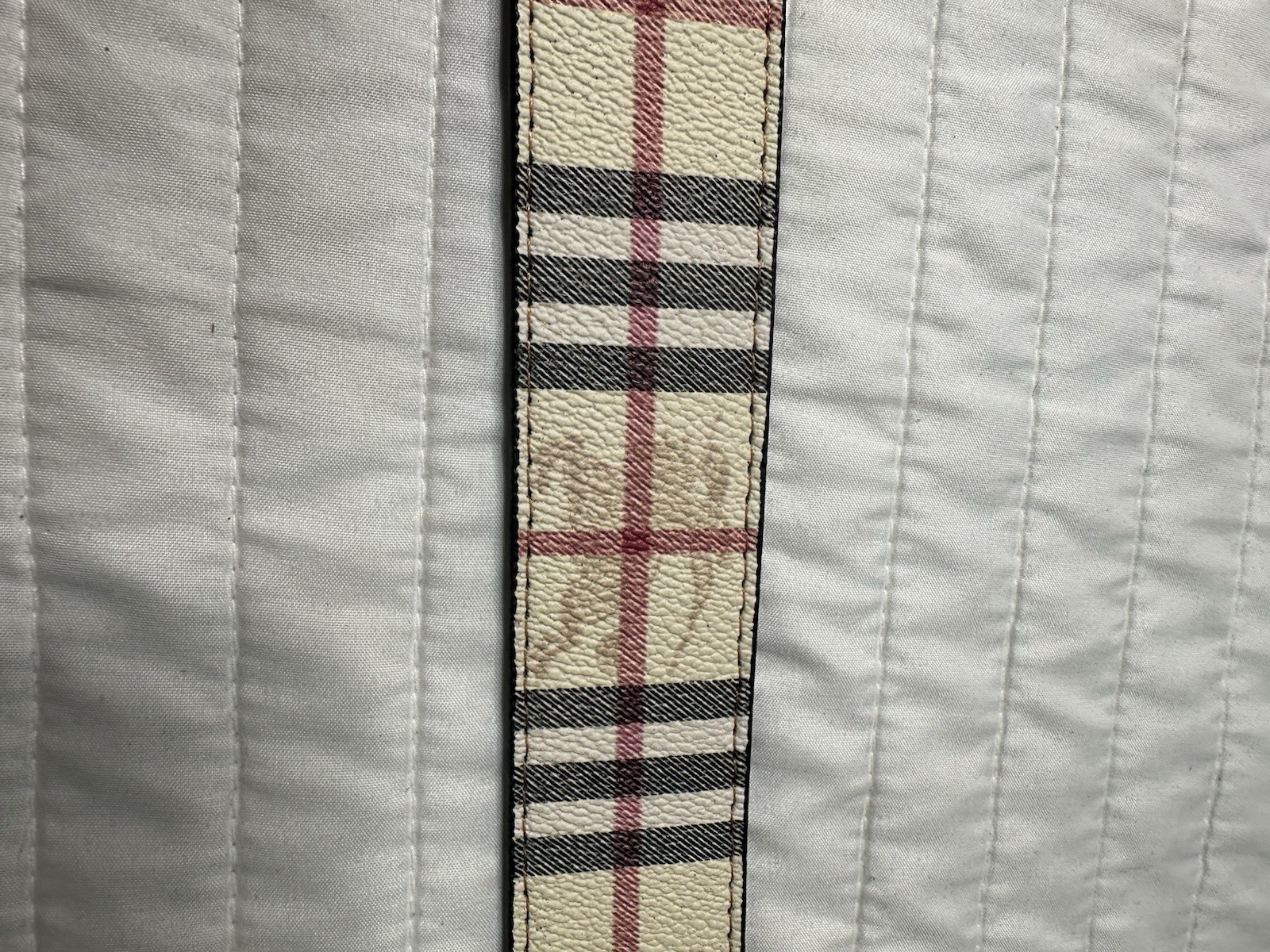 Burberry Silver TB Buckle Belt