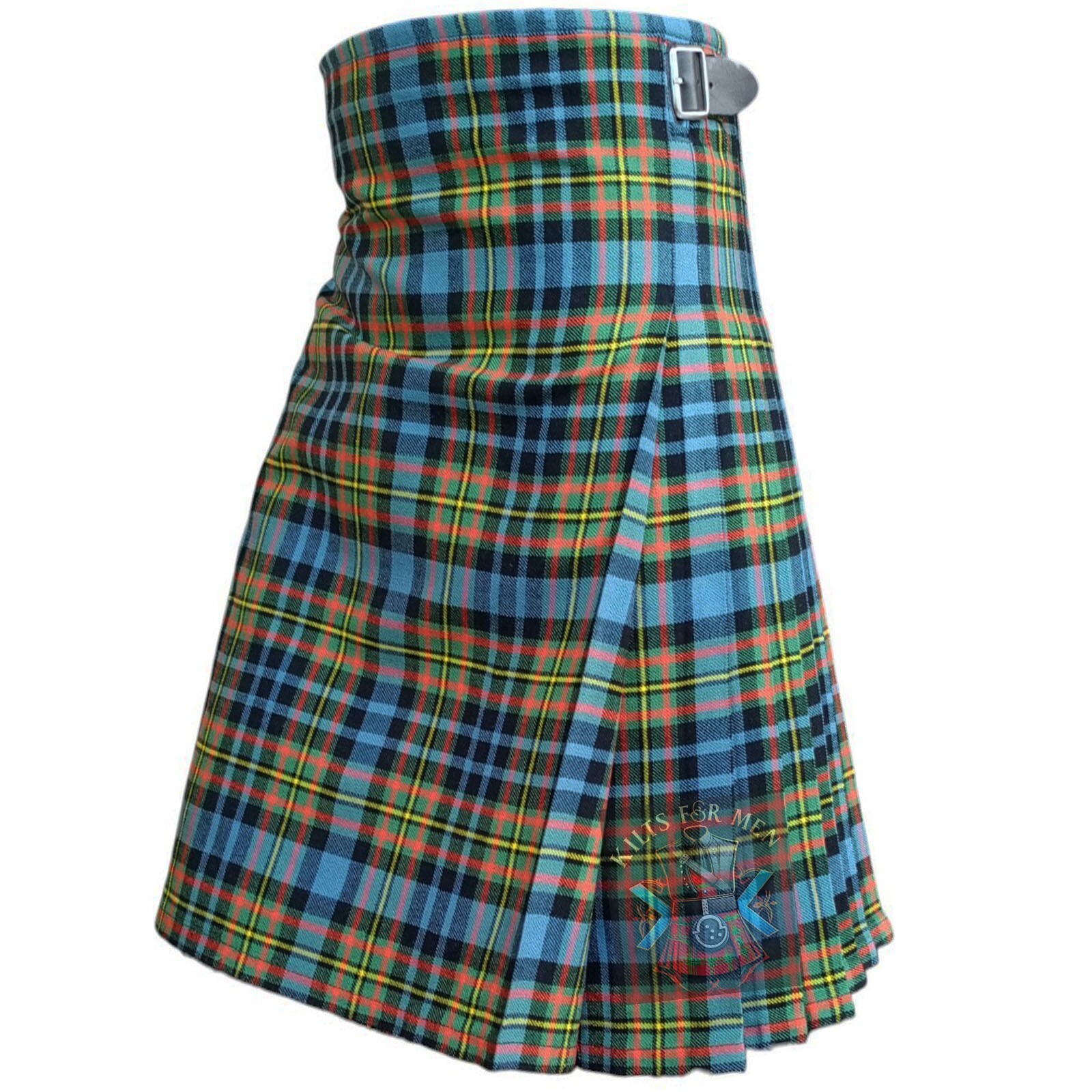 Clan Maclellan Ancient Tartan Kilt For Men Handmade Scottish Custom Made Kilt