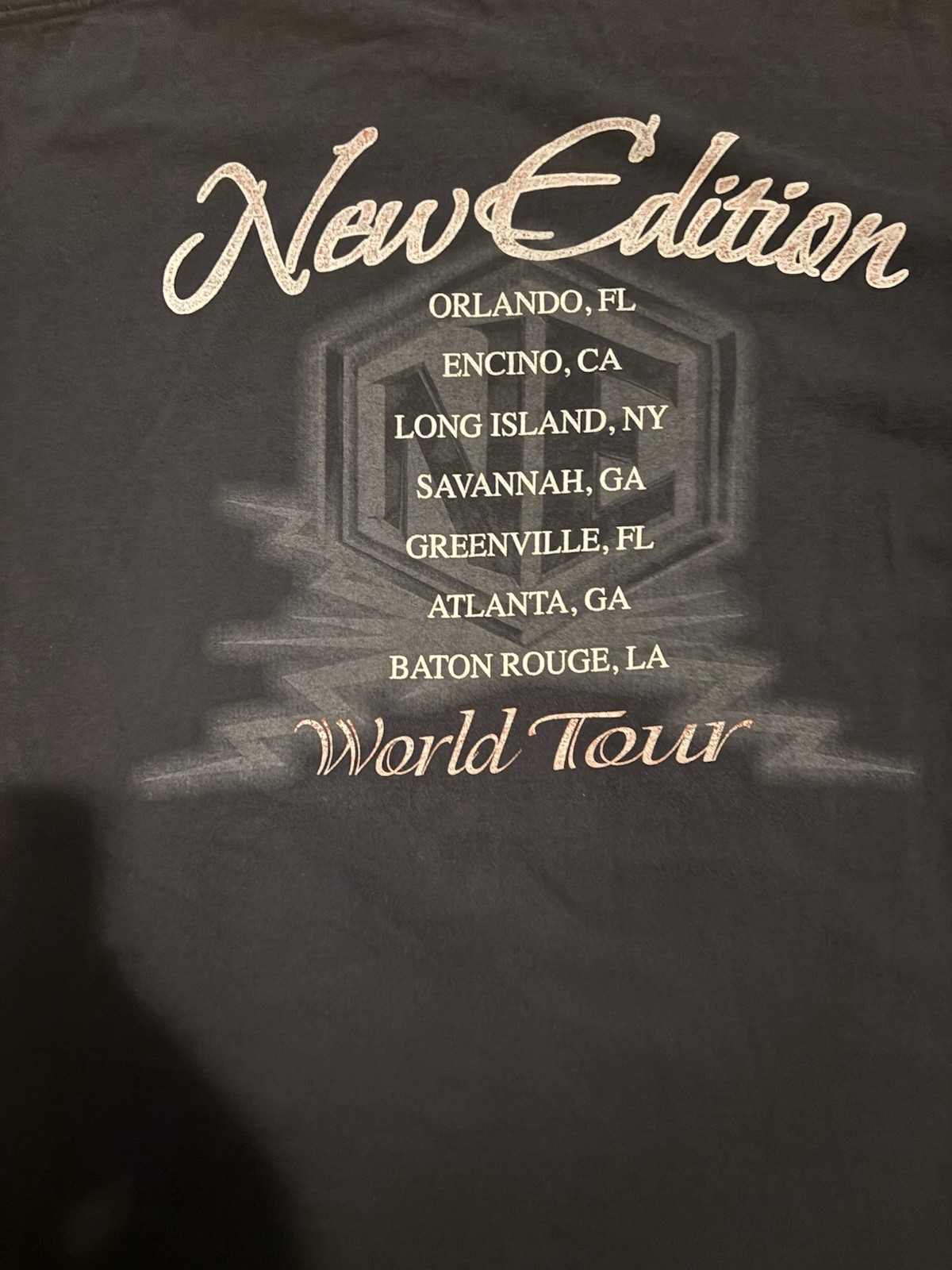 Vintage New Edition World Tour Promo Tee