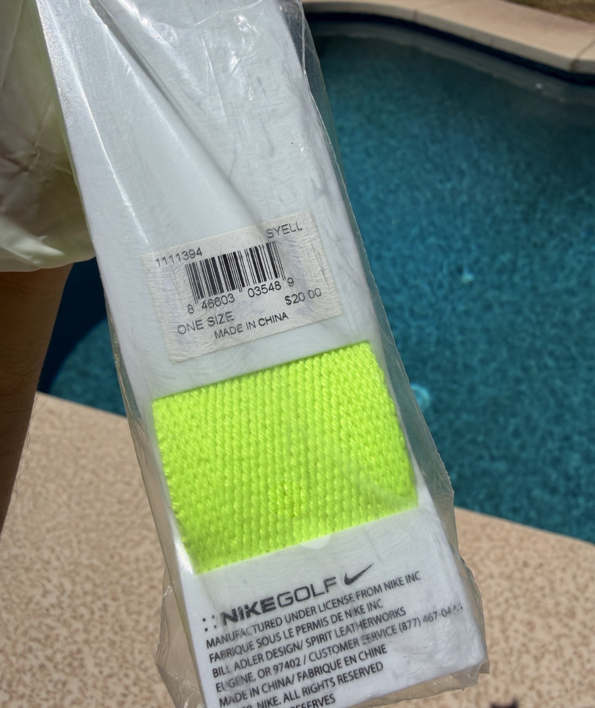 Nike Web Belt Mens One Size Lime Green Adjustable Golf Swoosh MENS NEW
