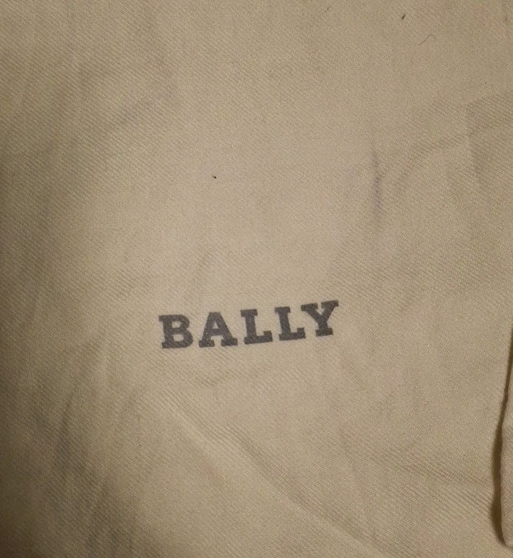 Lot Of 2 Bally Shoe Dustbags or Shoe Protectors Natural Tan 12.5″x6.75″