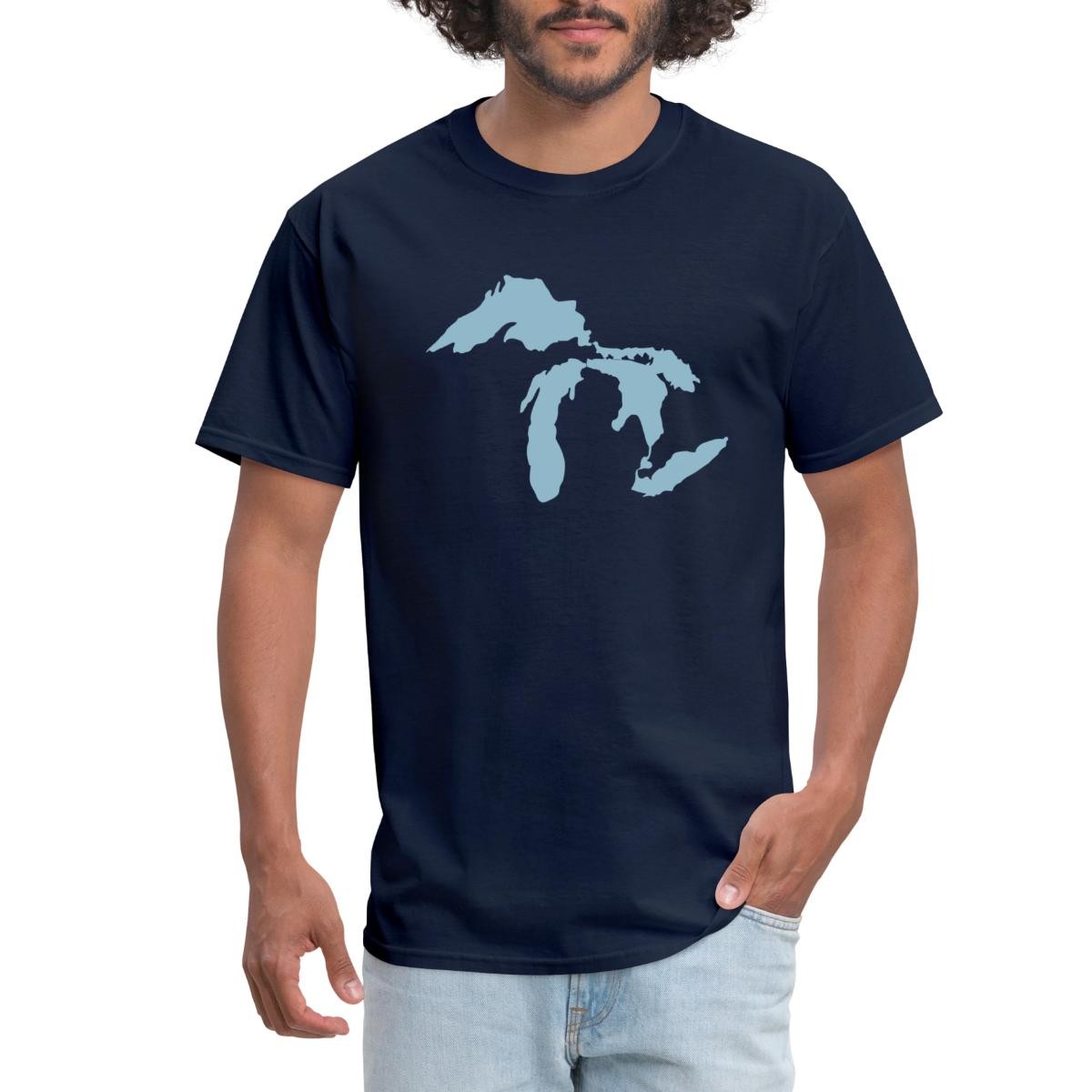Great Lakes Map Men’s T-Shirt