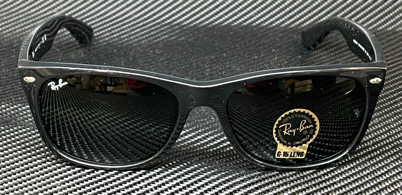 RAY BAN RB2132F 901 Black Square Unisex 58 mm Sunglasses