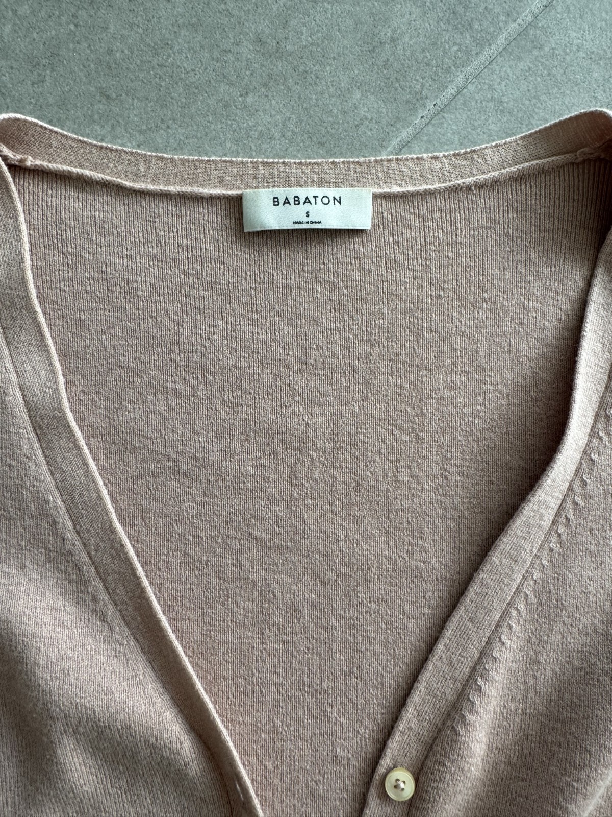 Babaton Womens Top (M) & Cardigan (S) Combo – Pink – Excellent