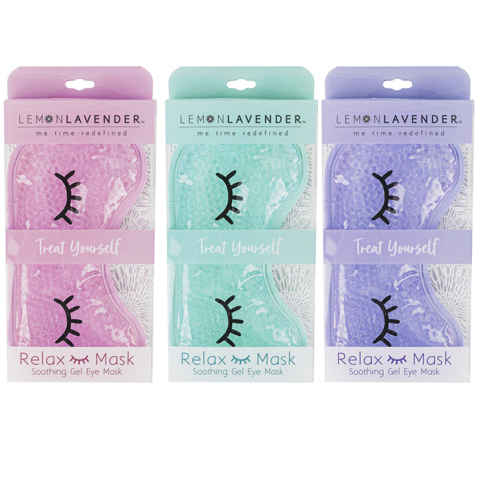 Lemon Lavender Hot & Cold Soothing Gel with Intelli-Gel Microbeads Eye Mask