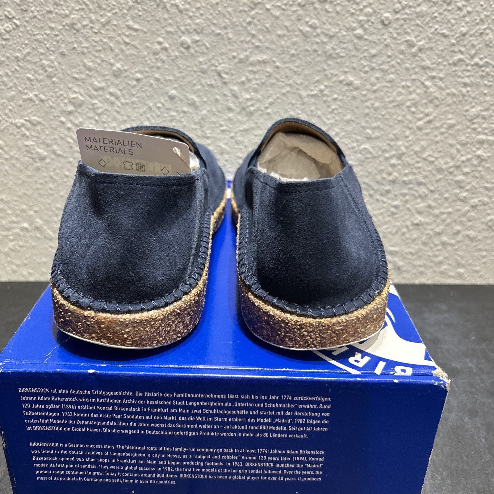 Birkenstock Callan Suede Navy EU 42 US L11 M9 Womens Mens