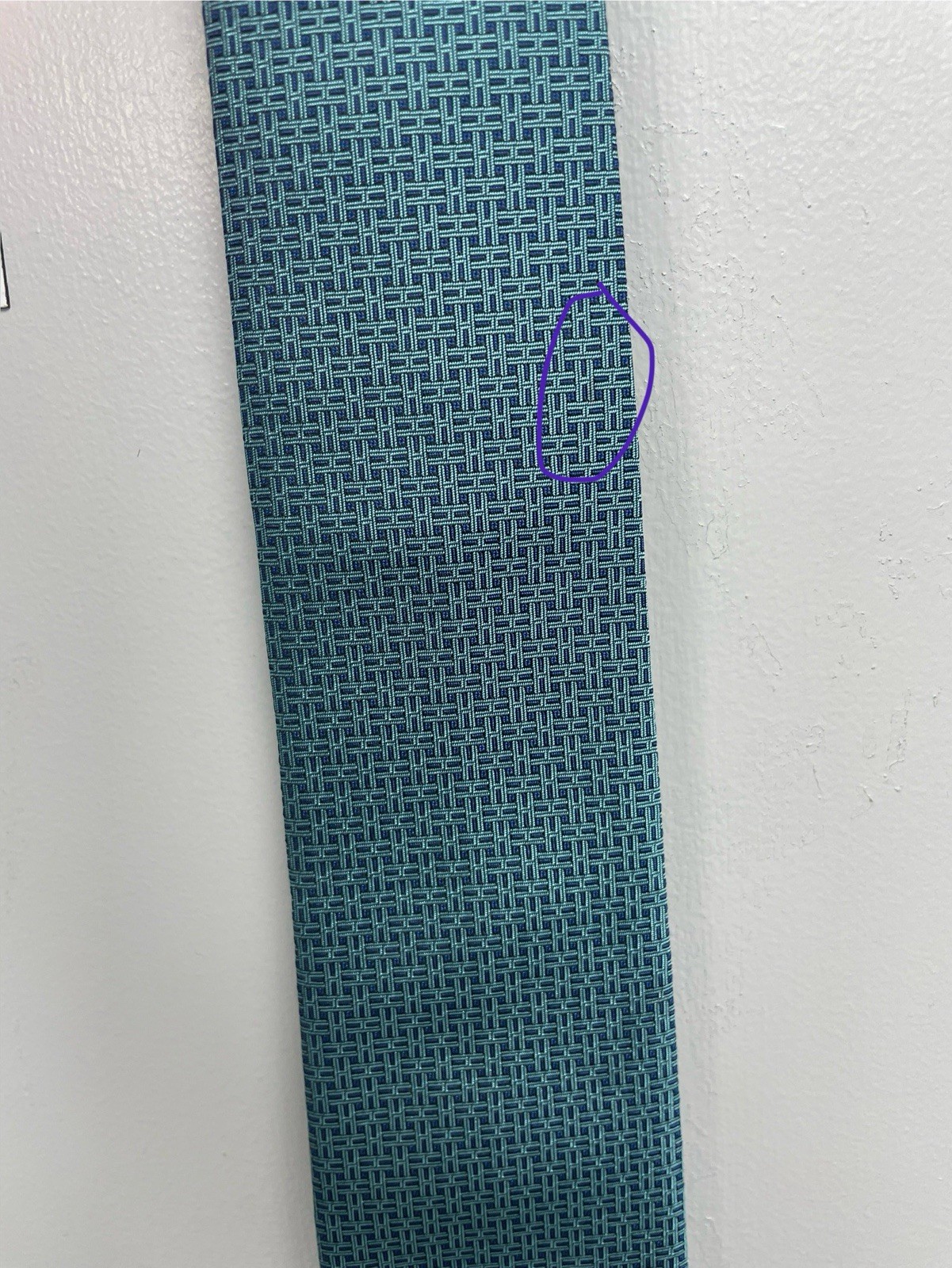 Hermes 100% Silk Men’s Tie Green “Pinces H” 339423T 7cm Width