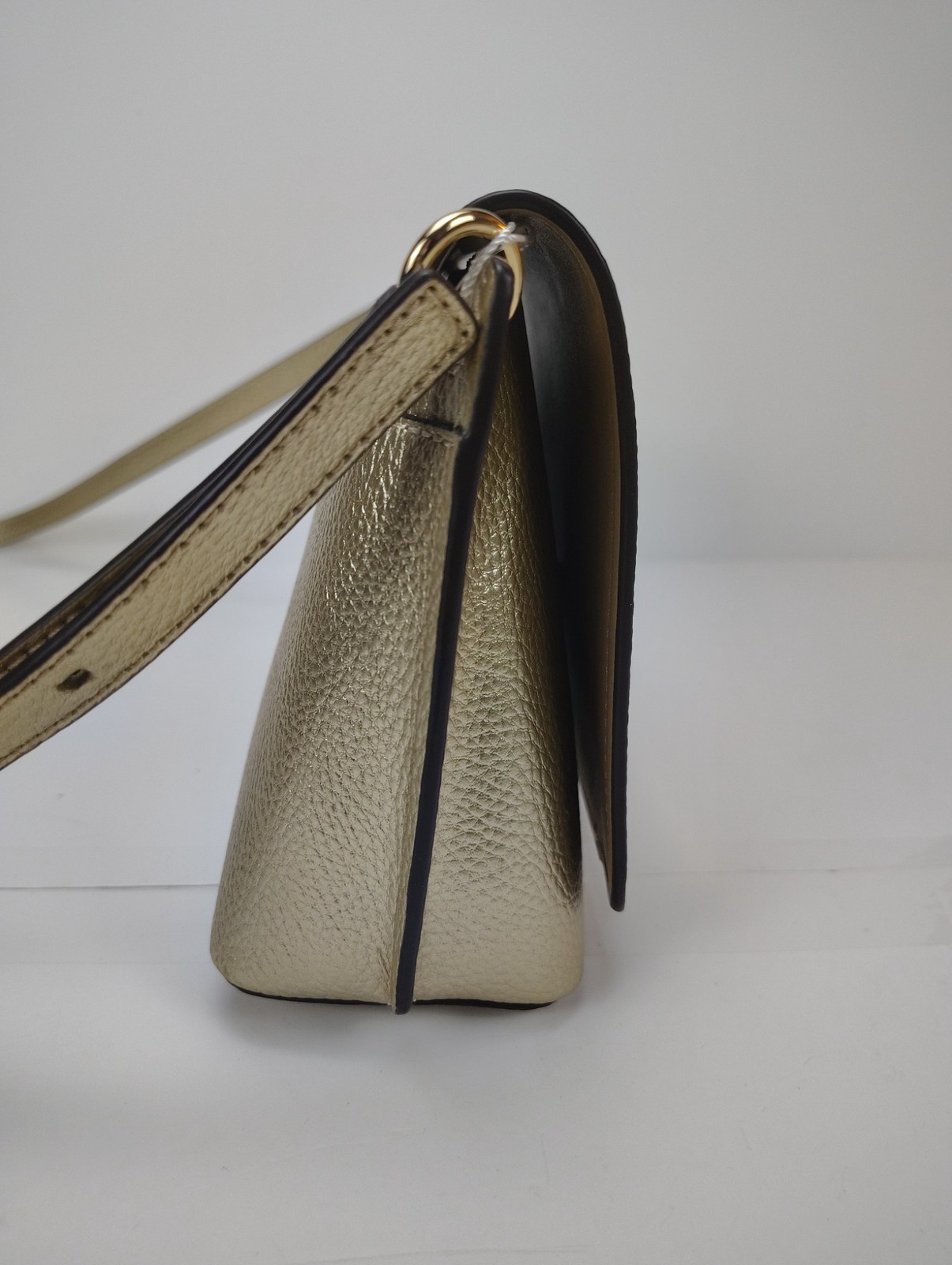 Michael Kors Evelyn Medium Flap Crossbody B Pale Gold – NWT