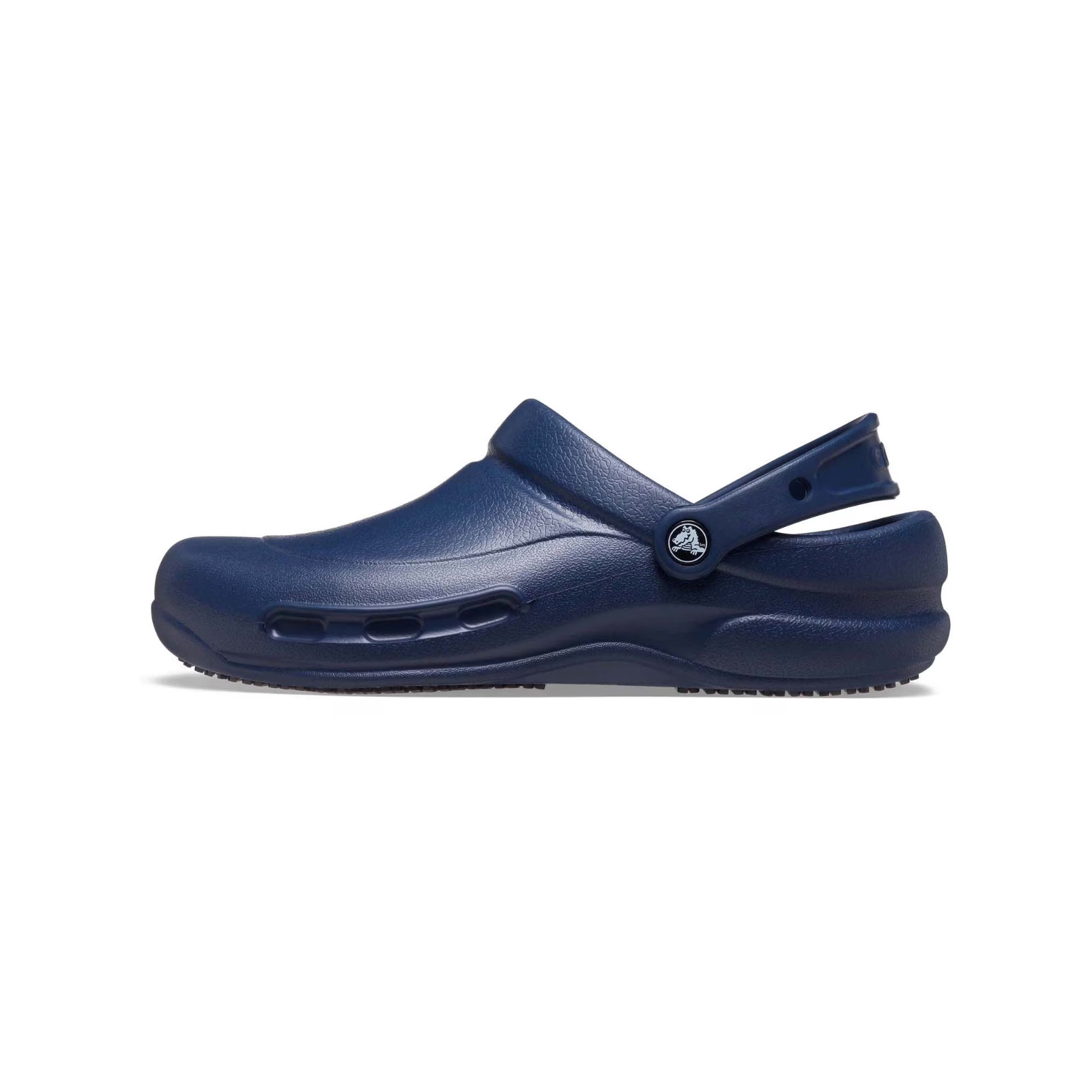 Crocs at Work Unisex Bistro Slip Resistant Clog Water-Resistant Navy, Medium