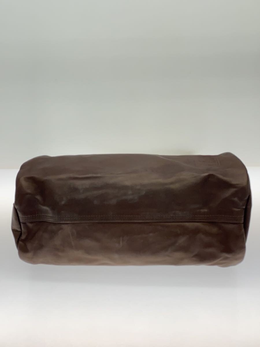 PORTER Boston Bag Leather BRW Solid FRANK 2WAY Boston Bag