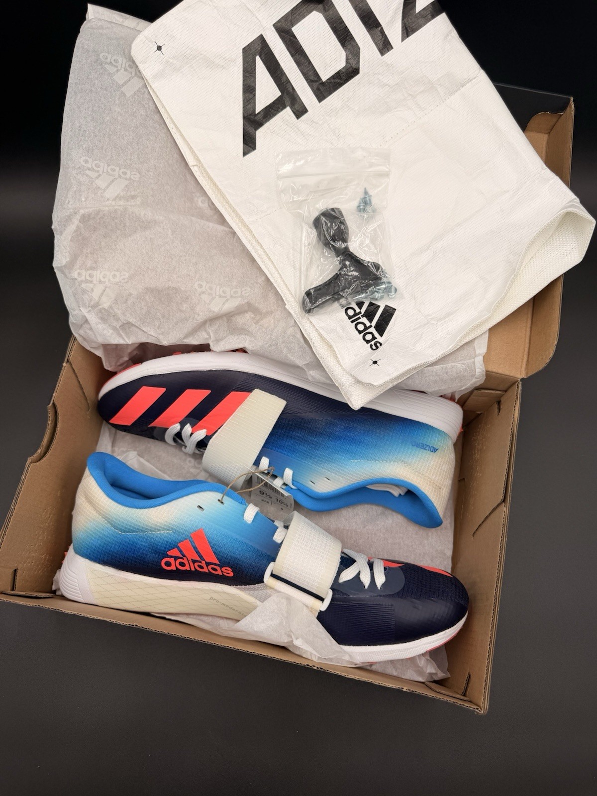 NIB Adidas Adizero tj/pv (GY0899) Size 9.5