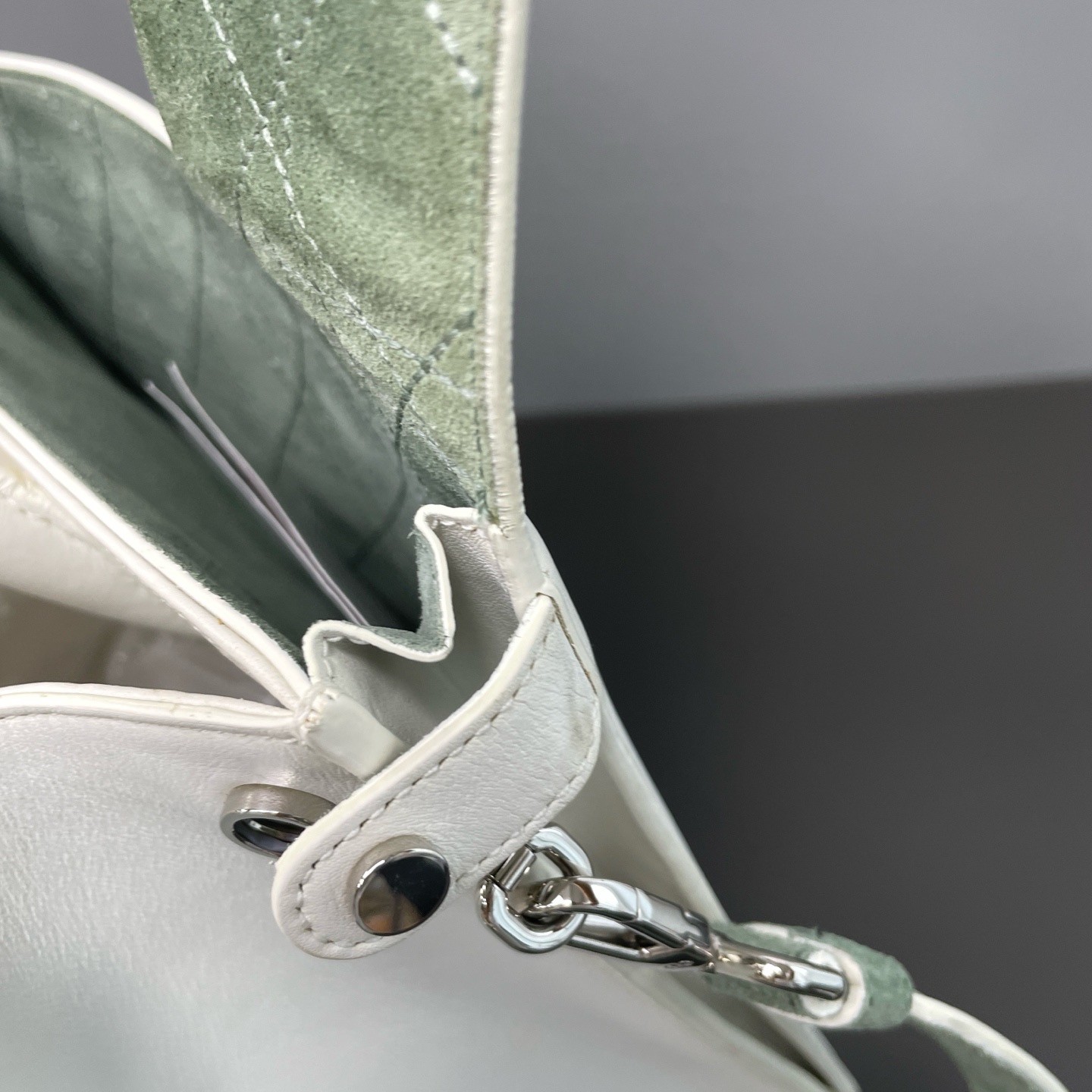 Dior Pre-Owned Authentic Shoulder Bag Cream 29.5*21*14 Free Tracked Shipping