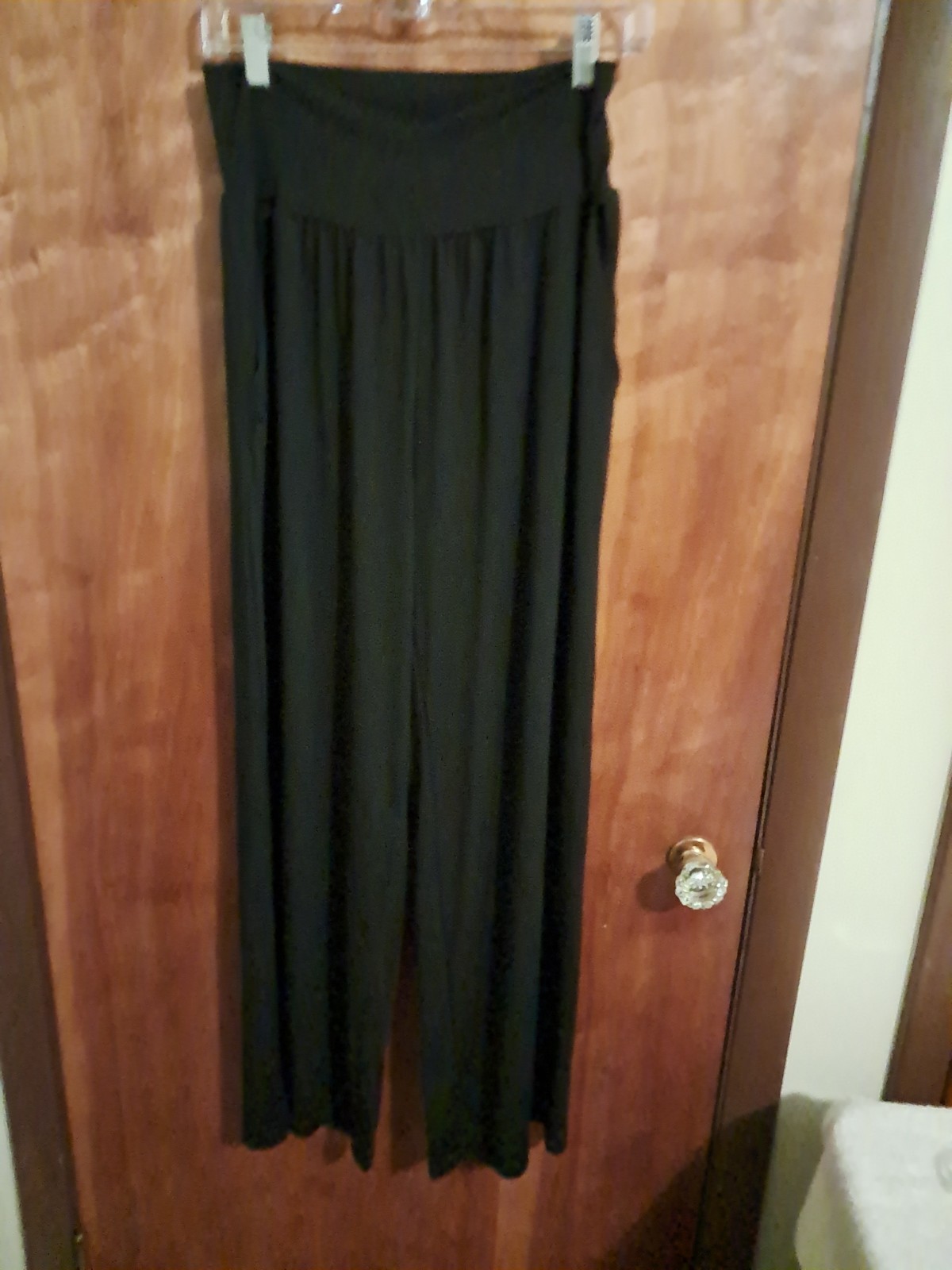 Daceslon Womens Fitness Pants Wide Leg Bottom Size L