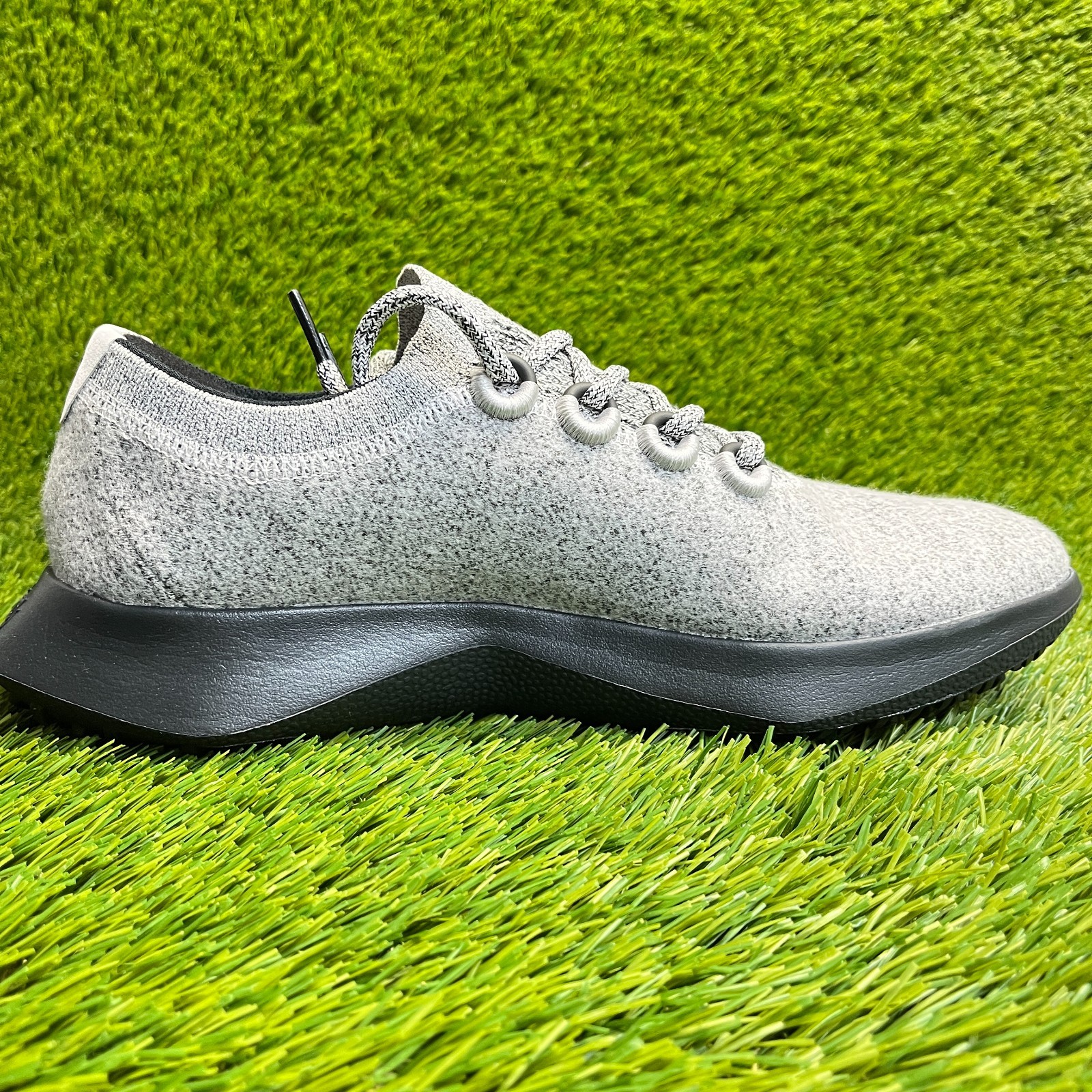Allbirds Wool Dasher 2 Mizzles Mens Size 10 Gray Black Running Shoes Sneakers