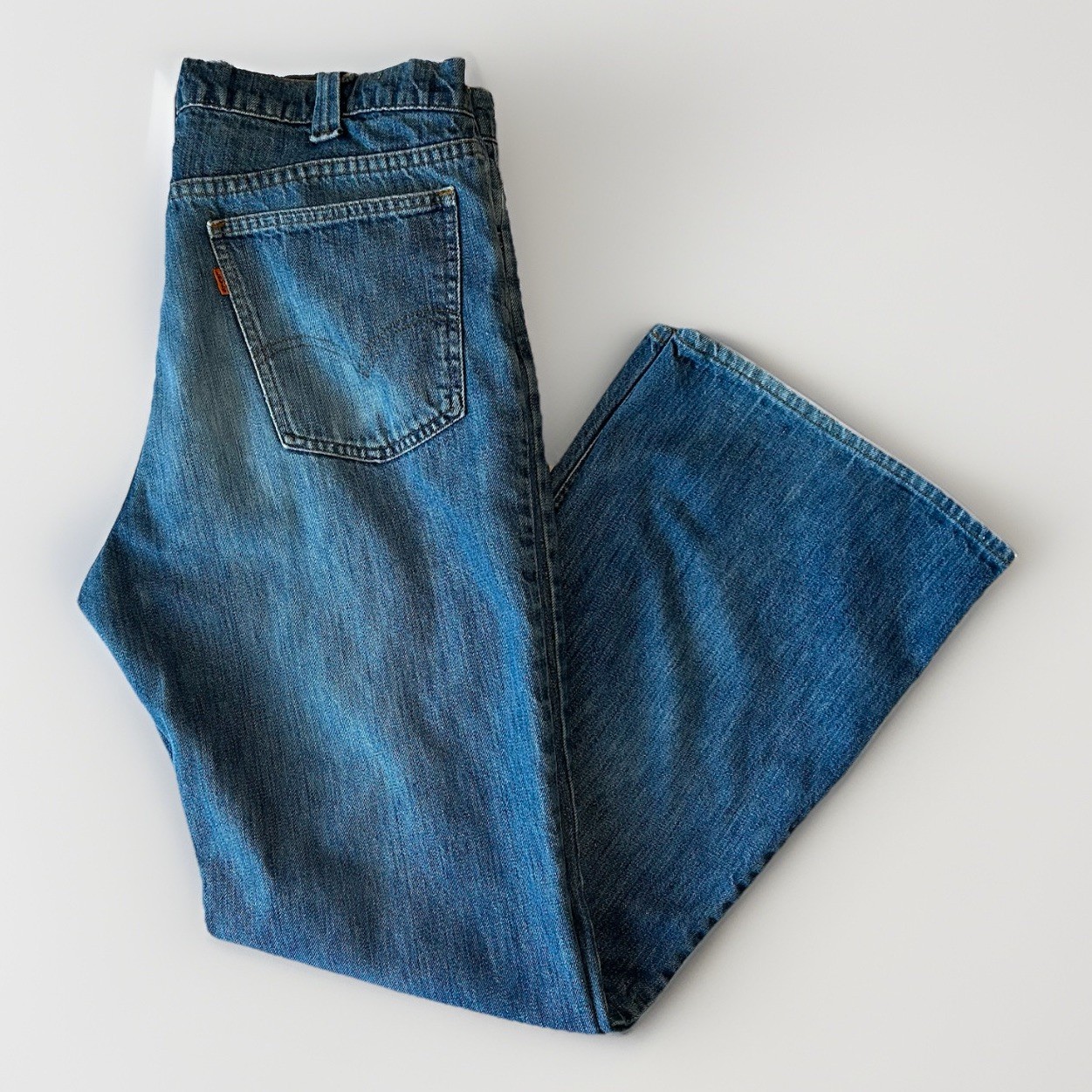 Vintage Levi’s 546 Flare Denim Blue Jeans USA Made 40546-0417 Men’s 34×30