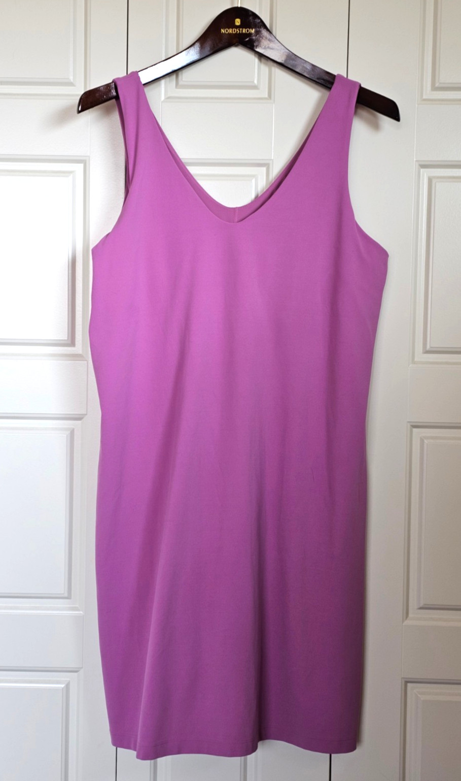 Athleta Transcend Dress XL Lotus Pink Built In Shorts Bra 842770