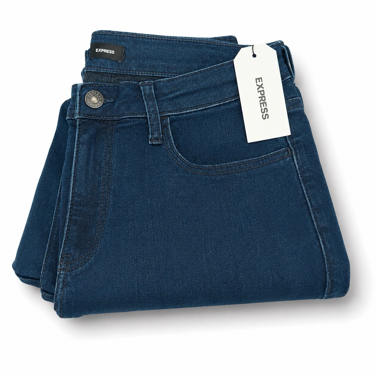 Express Men’s Slim Fit Jeans 30×32 Dark Wash Denim New With Tags