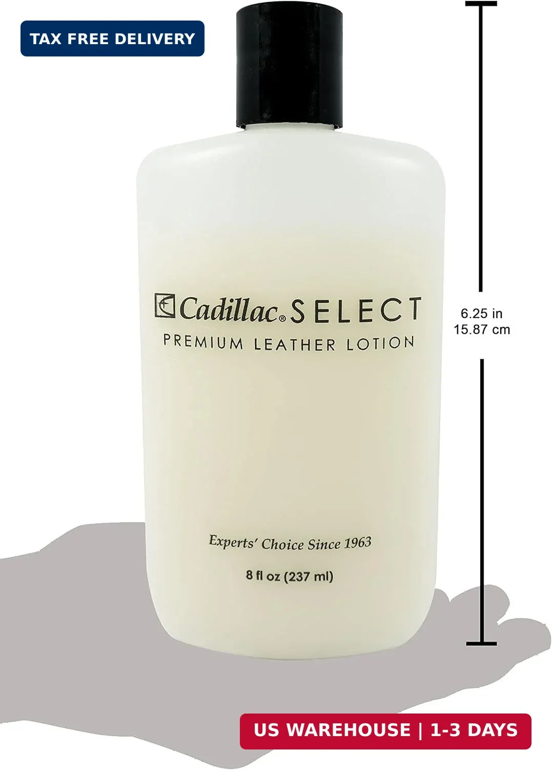 Cadillac Select Leather Lotion Cleaner and Conditioner- For Handbags, Sofas, Jac