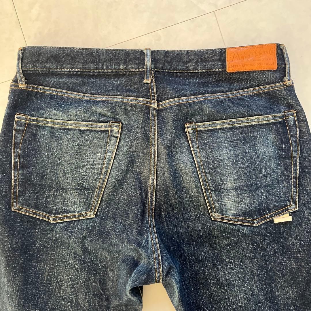 PHIGVEL MAKERS Co. Indigo Denim Jeans Size 34 L Used