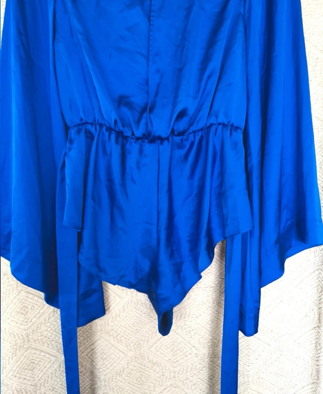 Honey birdette Blue Melissa body romper All In One Kimono size XS BNWT