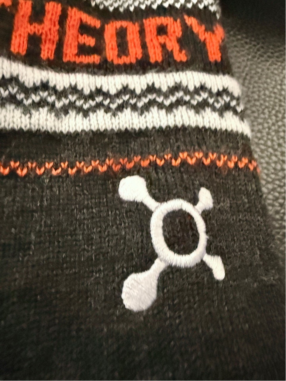 Orange Theory Beanie Hat Charcoal Gray One Size Skully Warm Winter Ski Unisex