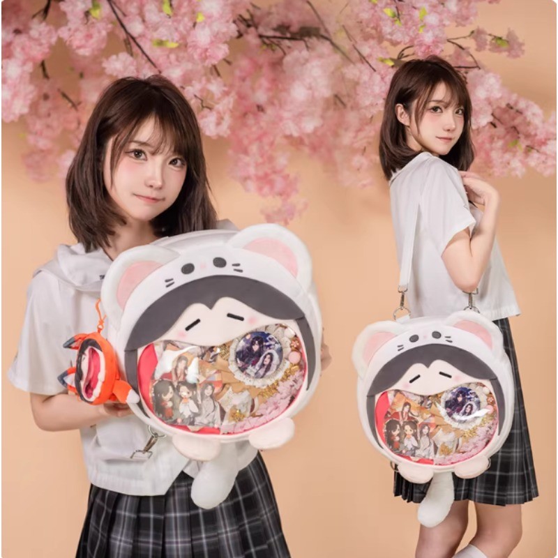 Heaven Official’s Blessing Hua Cheng Itabag Backpack Xie Lian Plush Earphone Bag