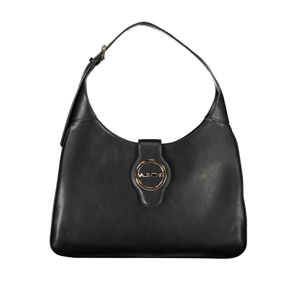 Mario Valentino Nero Polyurethane Women’s Bag 100% Authentic – VA-34689