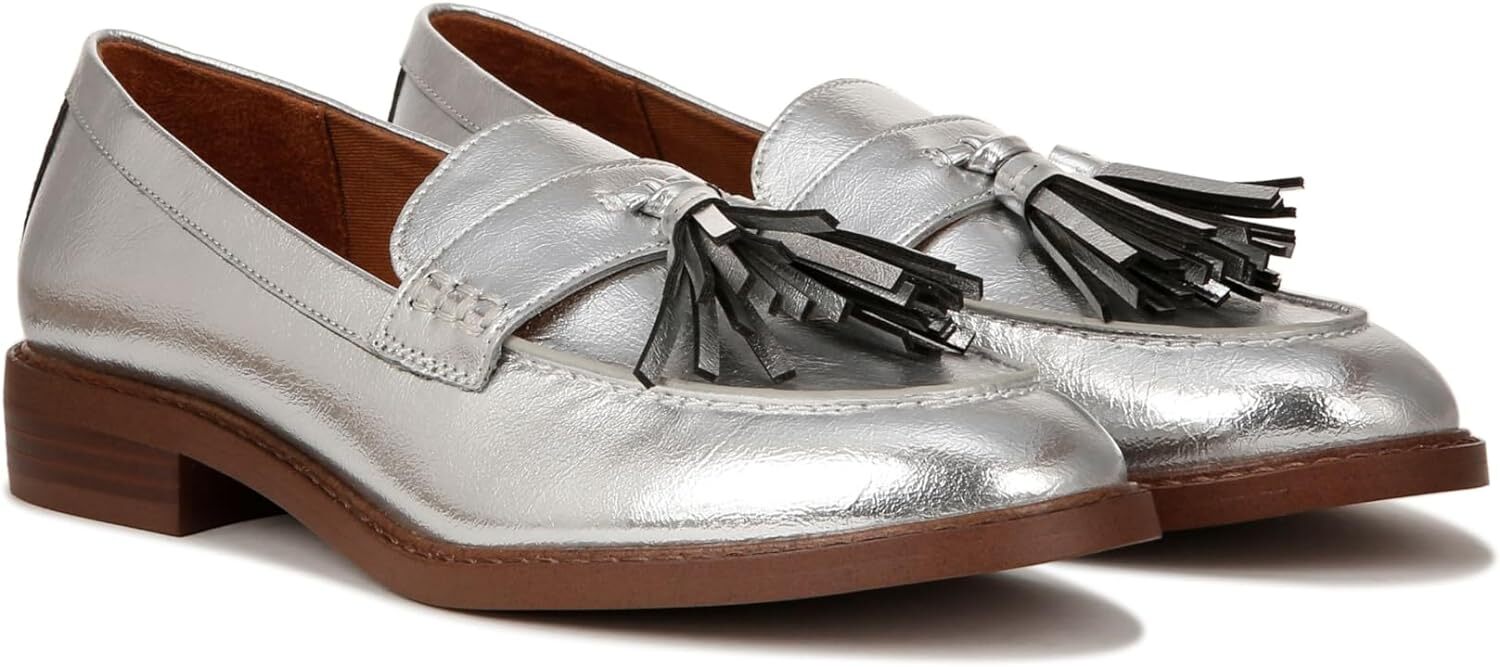Franco Sarto Women’s Carolynn Low Slip on Tassel Loafers