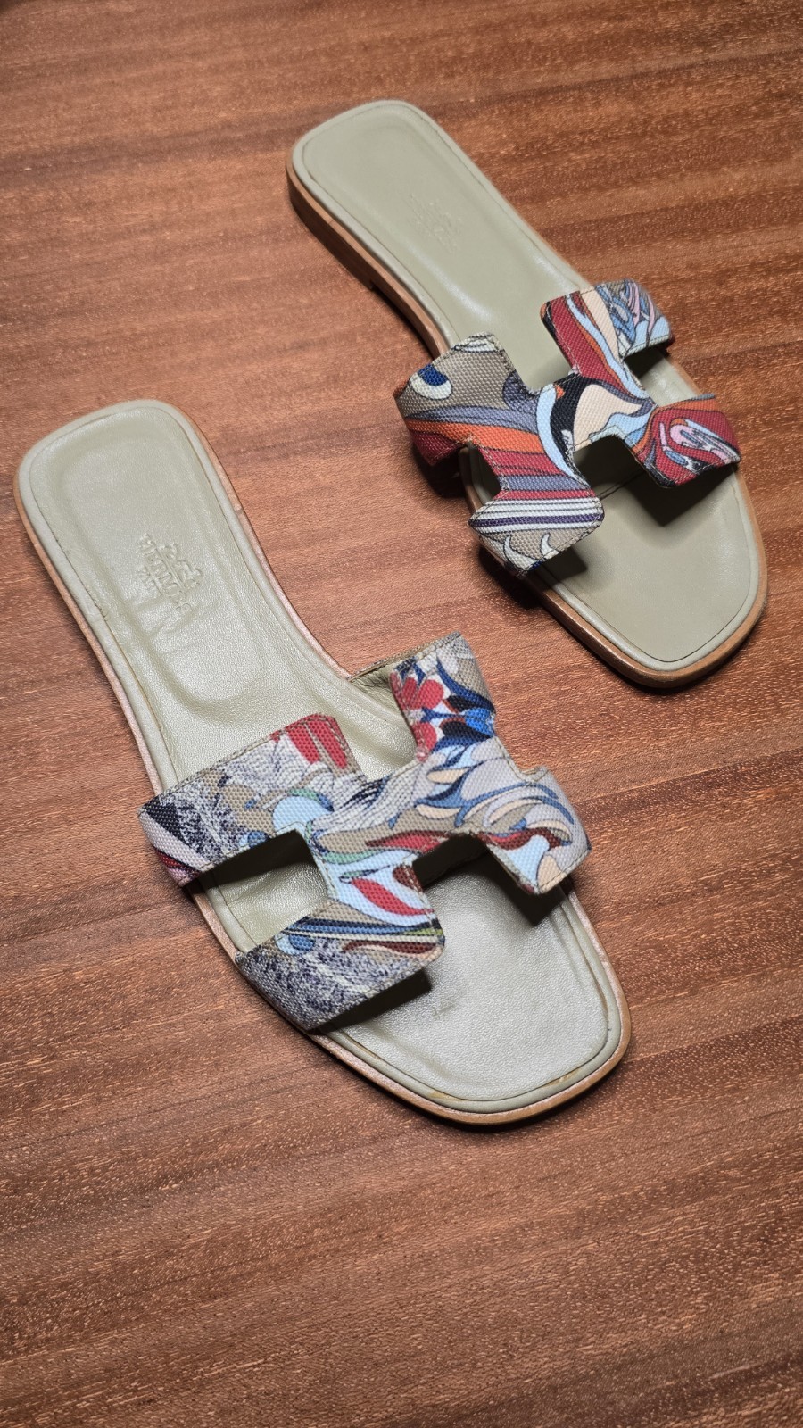 Hermes Oran Sandals Size 39