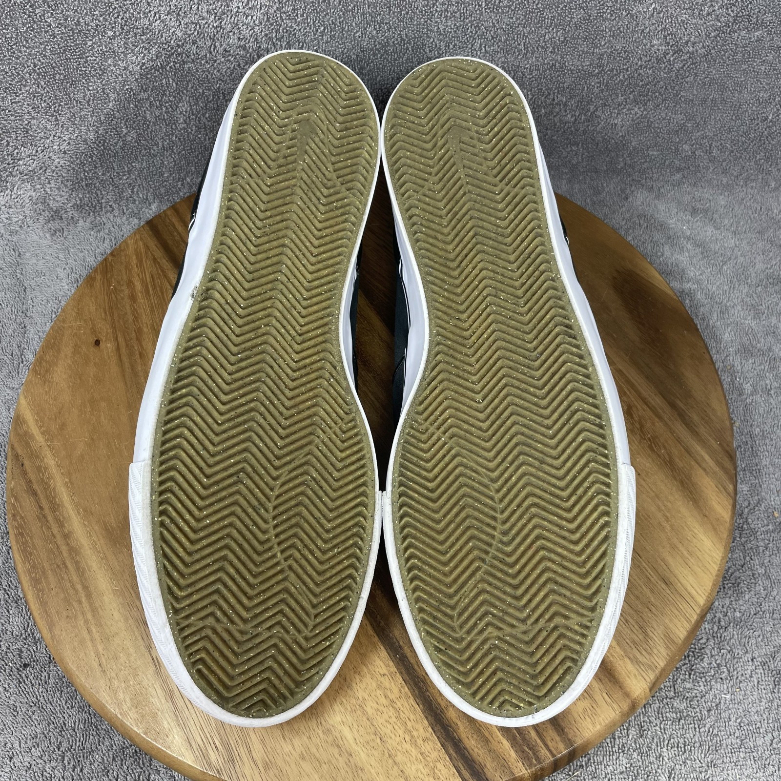 Nike SB Zoom Stefan Janoski Slip On Shoes FN5893-001 Black Suede Mens 14